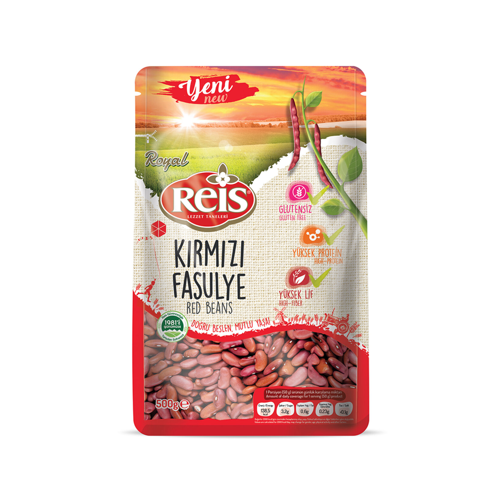 Reis Royal Kırmızı Fasulye 500 G