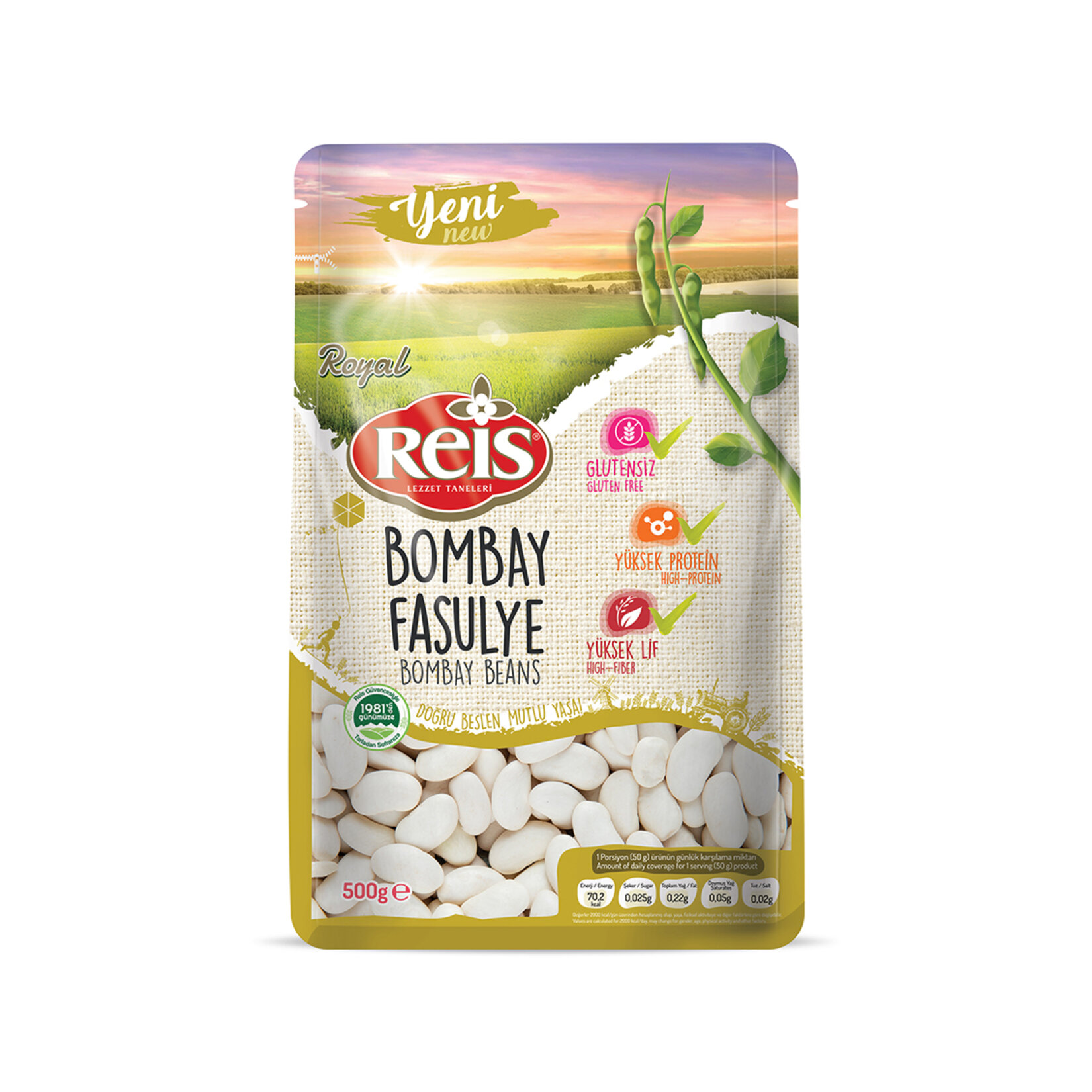 Reis Royal Bombay Fasulye 500 G