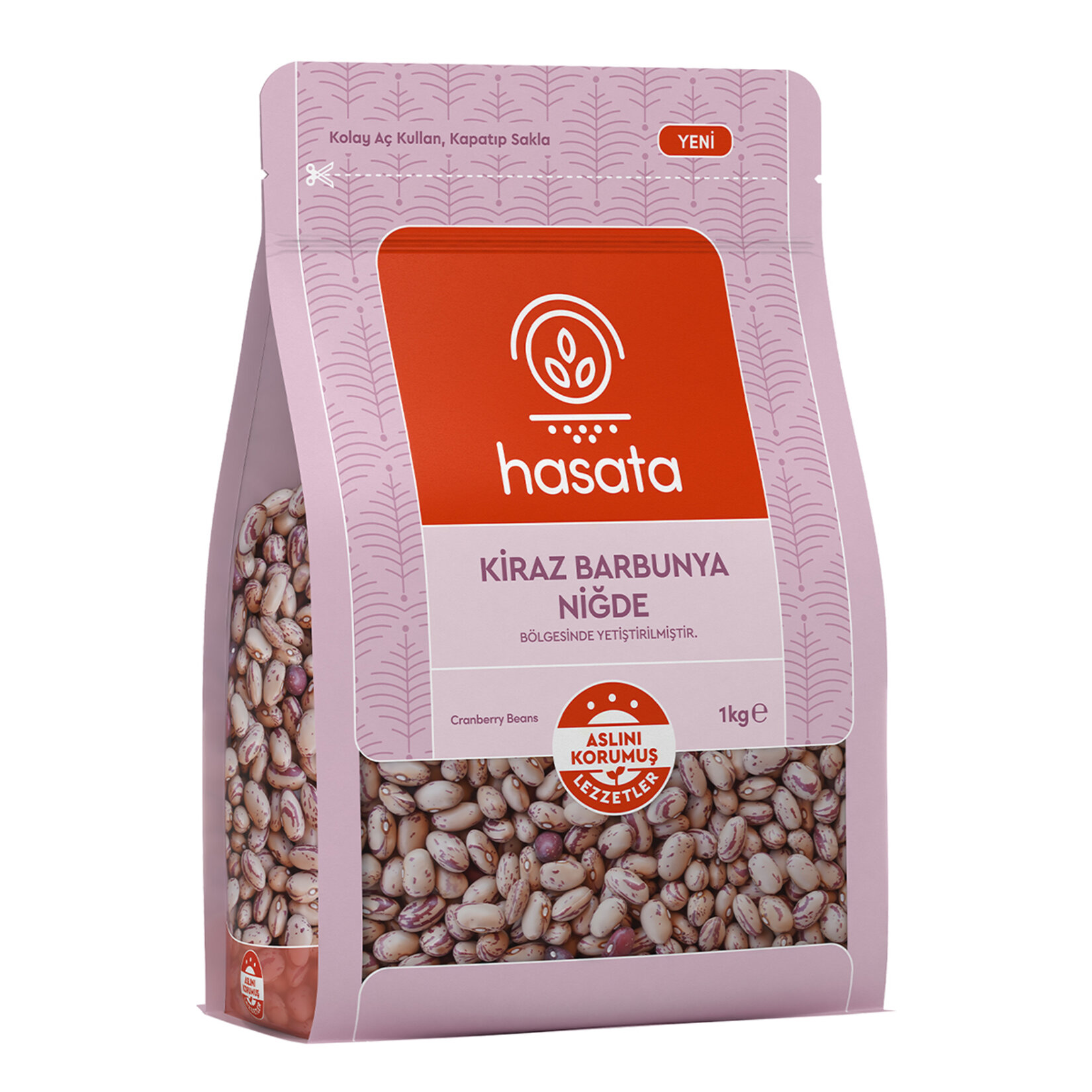 Hasata Niğde Kiraz Barbunya 1 Kg - Görsel 1