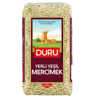 Duru Yerli Yeşil Mercimek 1 kg