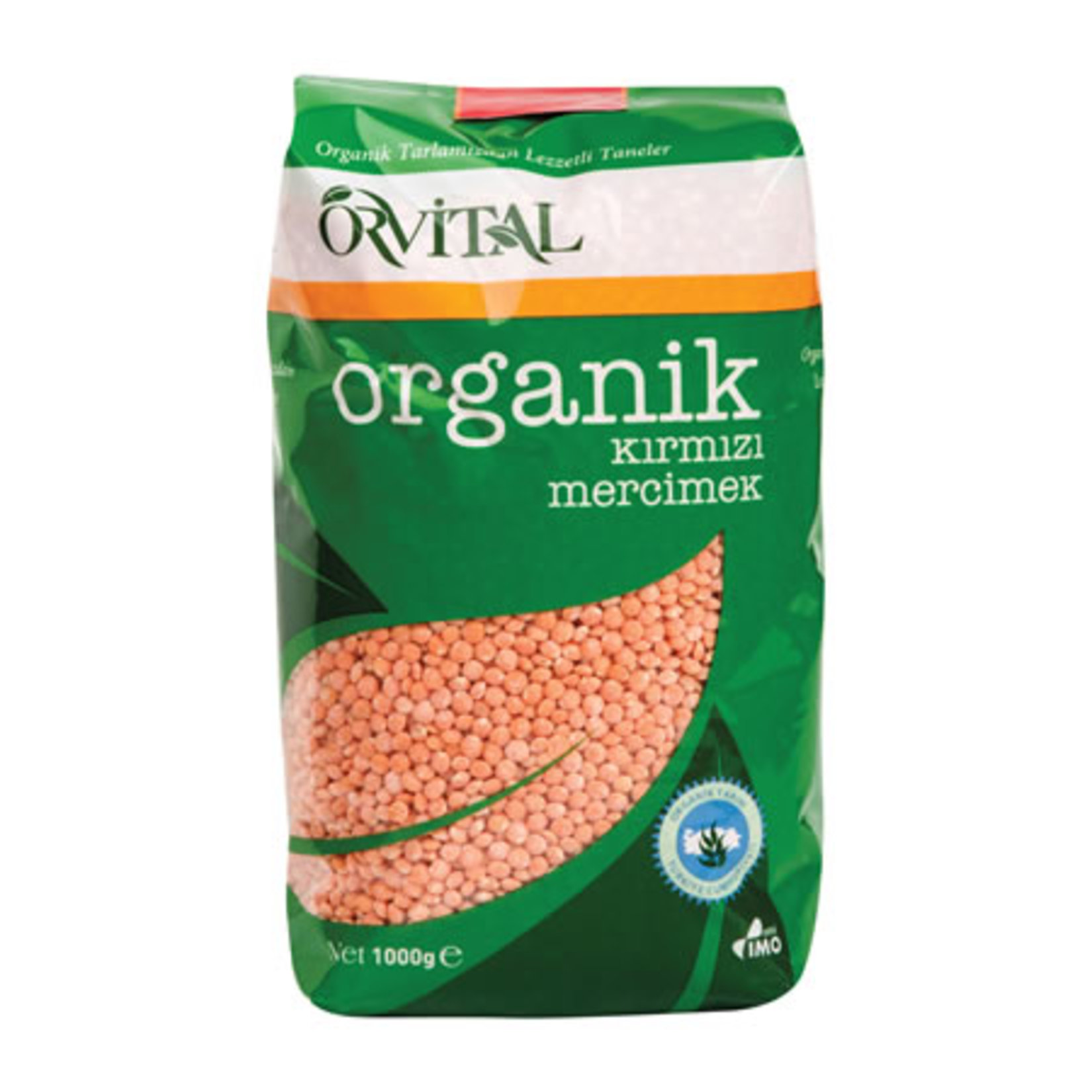 Orvital Organik Kırmızı Mercimek 1 Kg