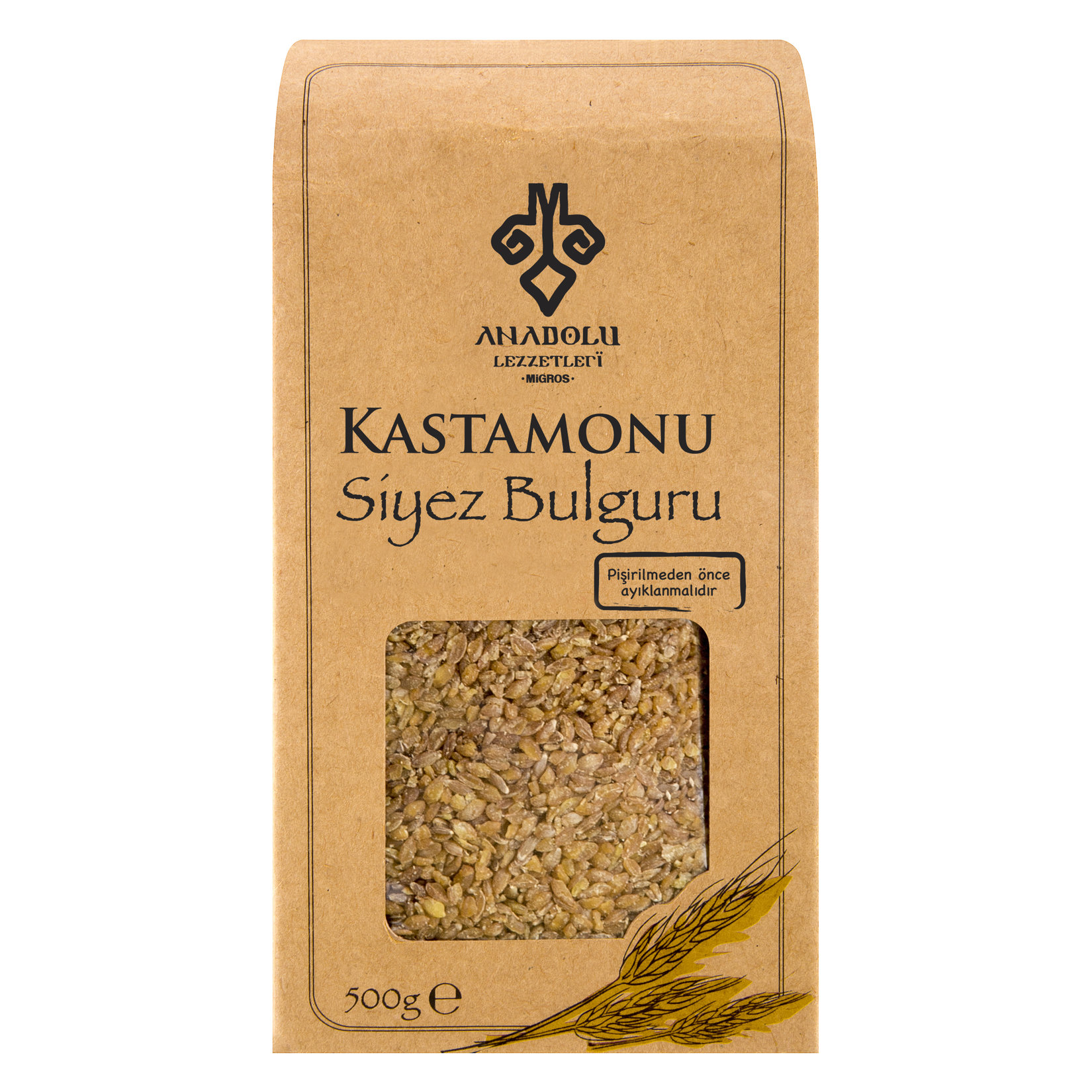 Anadolu Lezzetleri Kastamonu Siyez Bulguru 500 G.