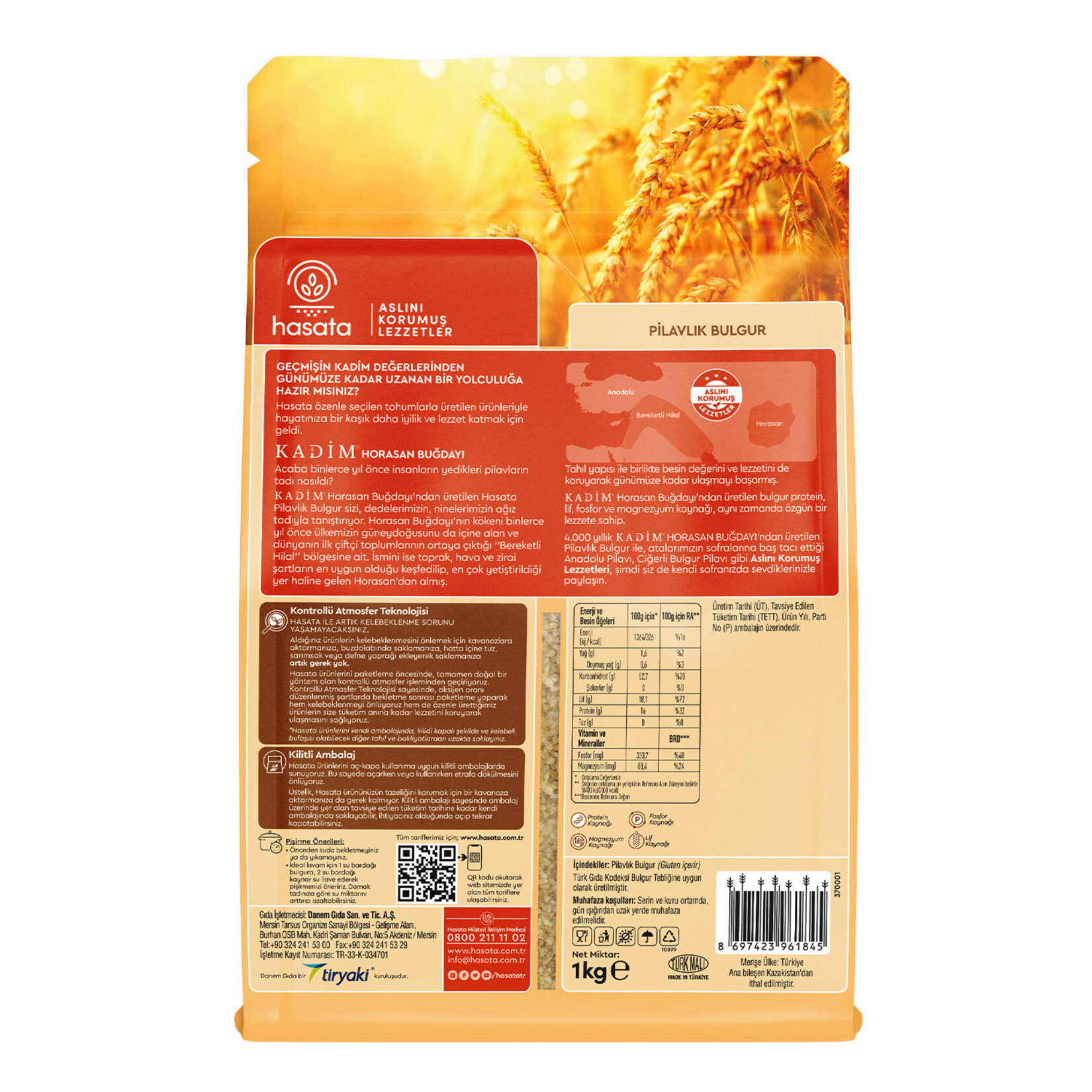 Hasata Pilavlık Horasan Bulguru 1 Kg - Görsel 2