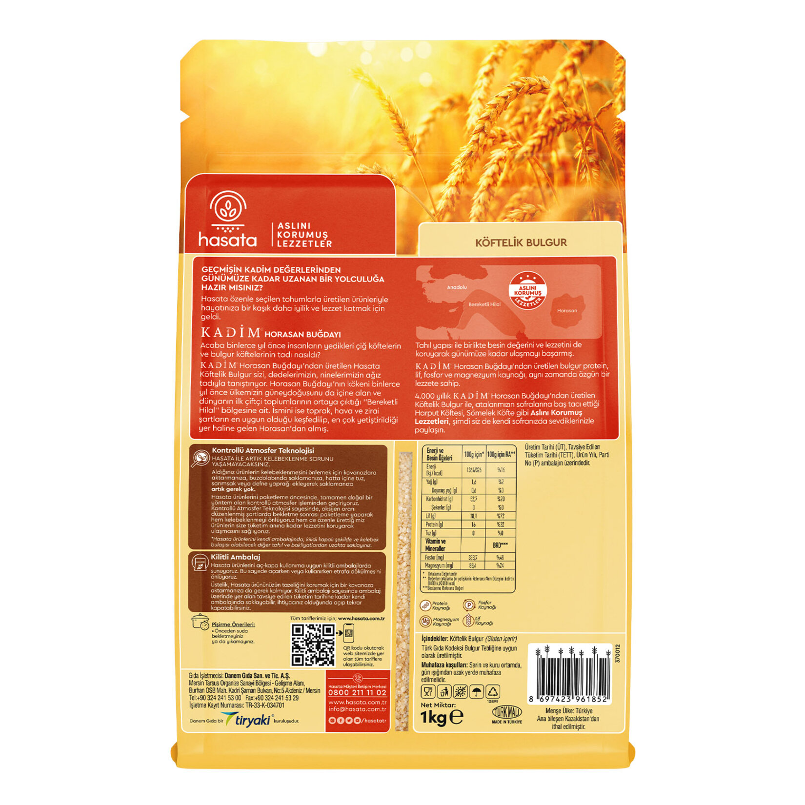 Hasata Köftelik Horasan Bulguru 1 Kg - Görsel 2