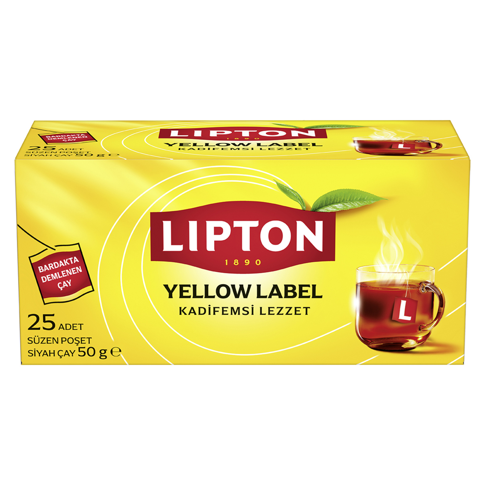 Lipton Bardak Poşet Çay Yellow Label 25'li - Görsel 1