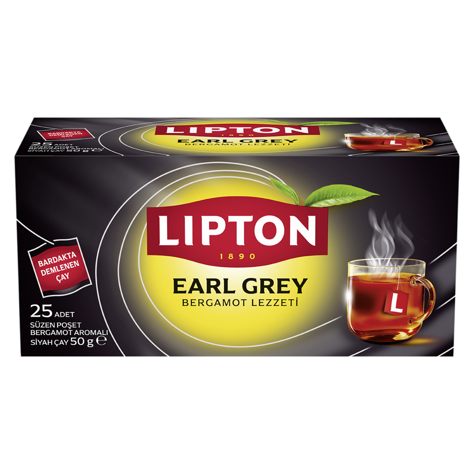Lipton Bardak Poşet Çay Earl Grey 25'li 50 G - Görsel 1
