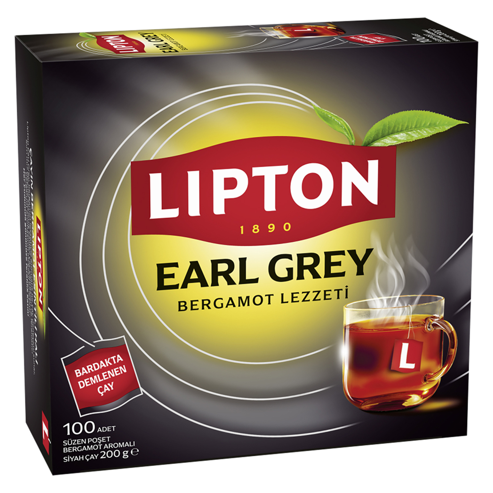 Lipton Earl Grey Bardak Poşet Çay 100'lü 200 G - Görsel 2