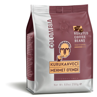 Kuru Kahveci Mehmet Efendi Colombian Çekirdek Kahve 250 g