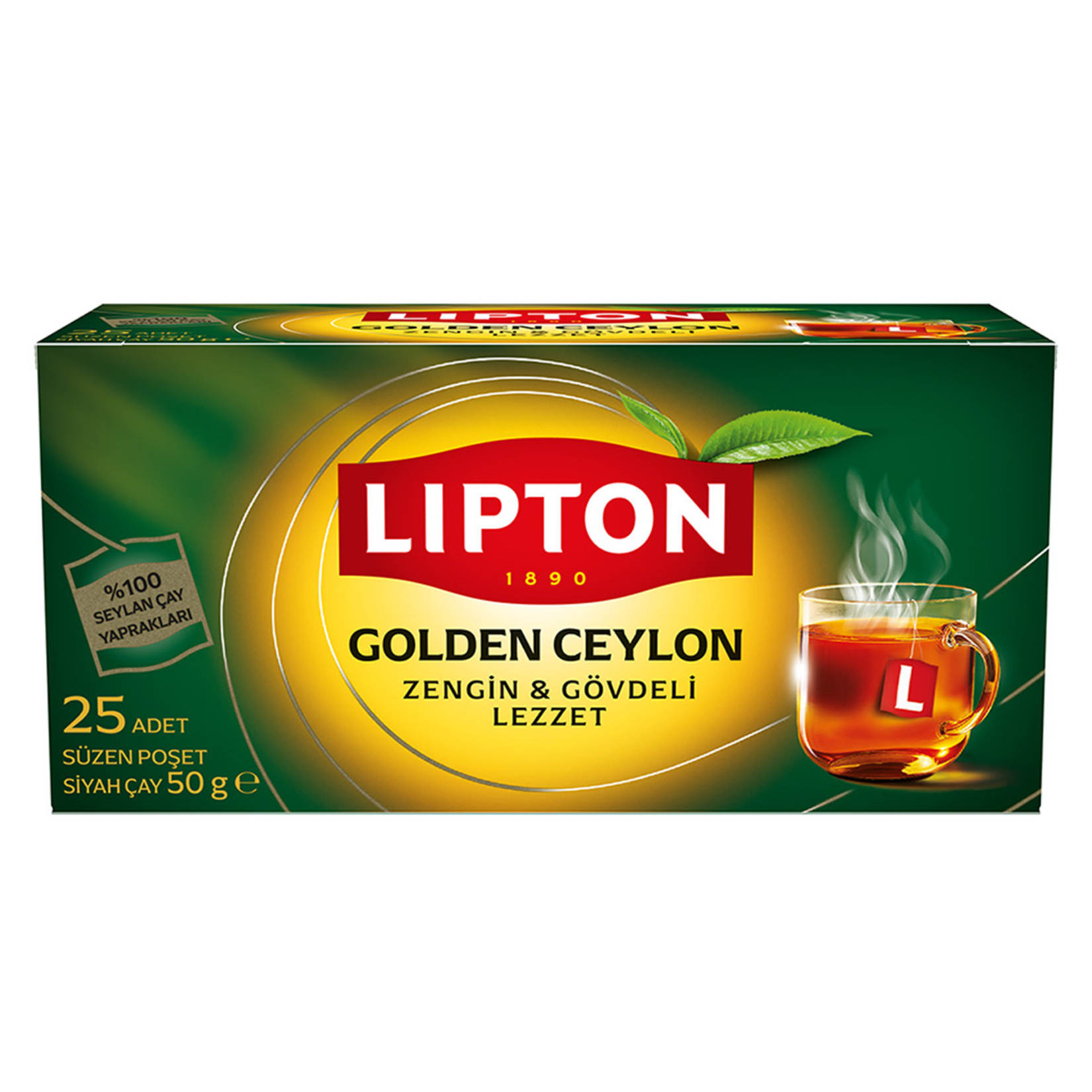 Lipton Golden Ceylon Bardak Poşet Çay 25'li 50 G