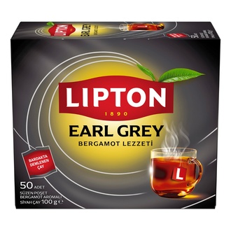 Lipton Earl Grey Bardak Poşet Çay 50'li 100 G