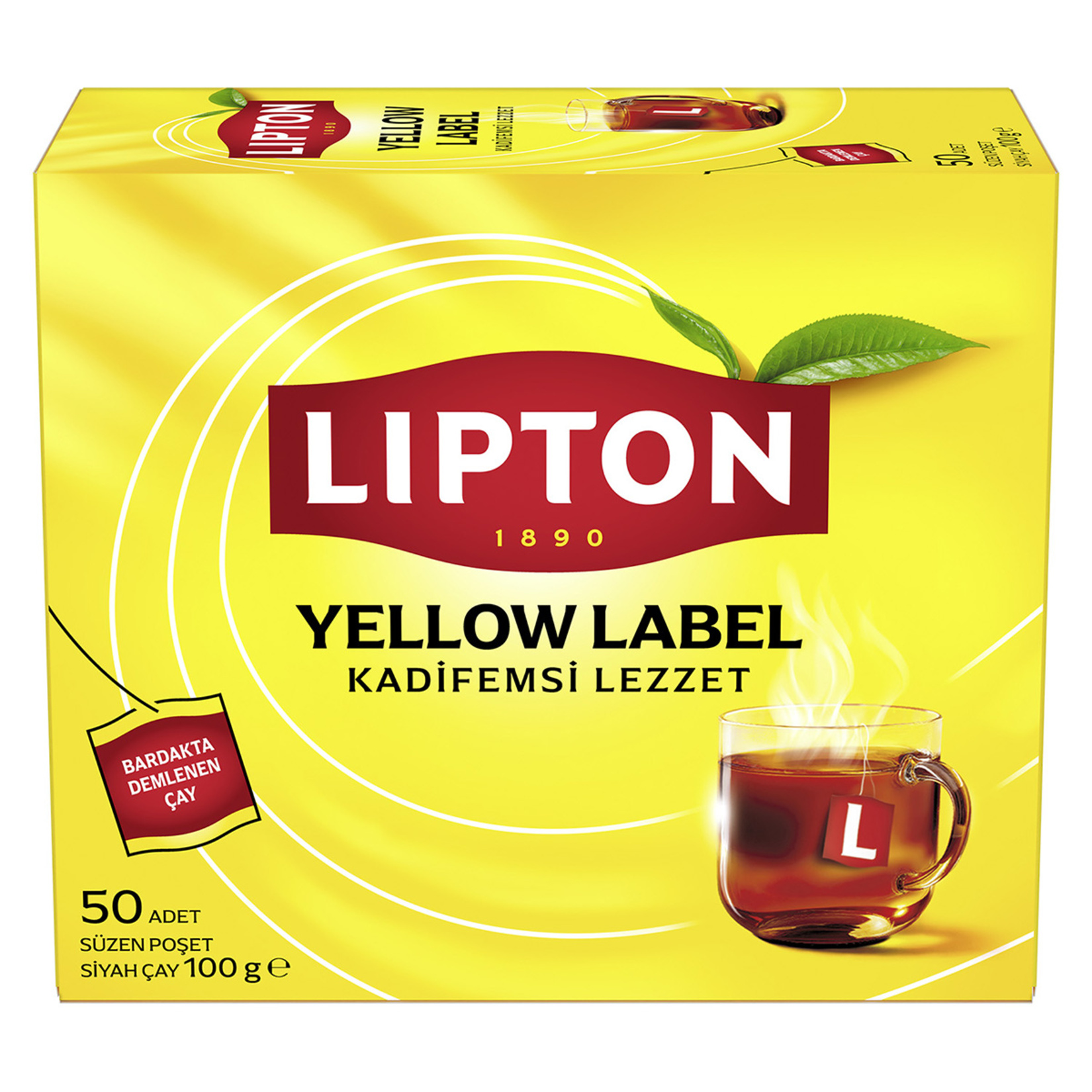 Lipton Yellow Label Bardak Çay 50'li 100 G - Görsel 1