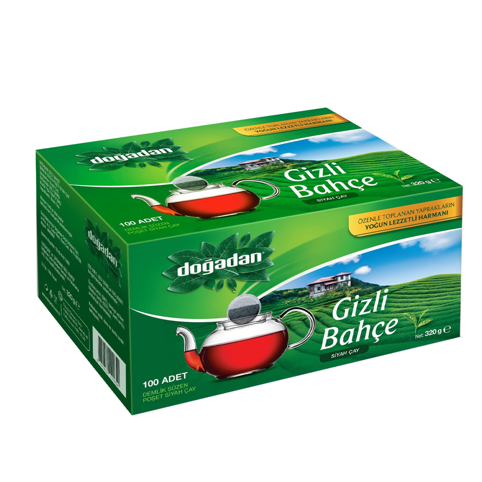 Doğadan Gizli Bahçe Demlik Poşet Çay 100'lü 320 G