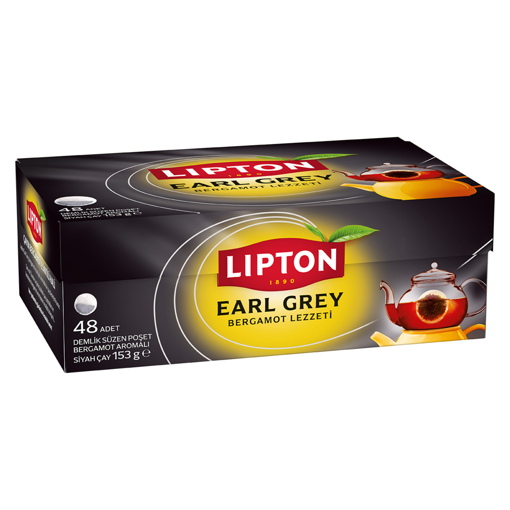 Lipton Earl Grey Demlik Poşet Çay 48'li 153 G - Görsel 2