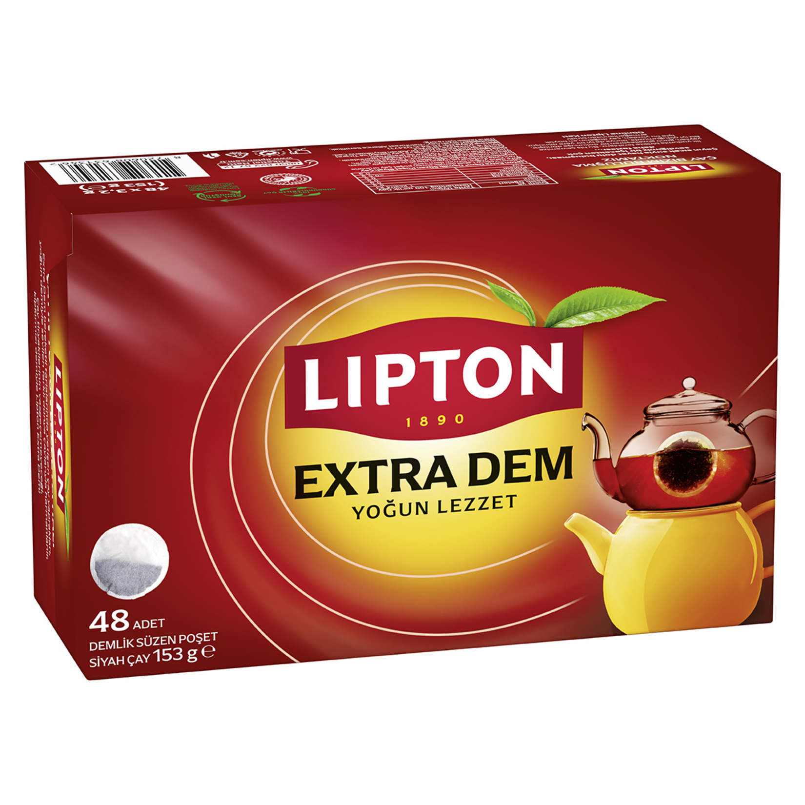 Lipton Extra Dem Demlik Poşet Çay 48'li 153 G - Görsel 2