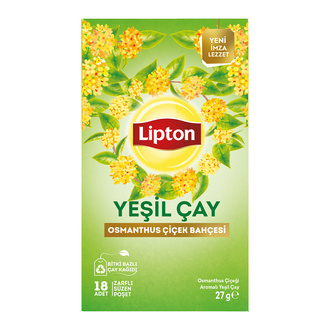 Lipton Osmanthus Çiçeği Aromalı Yeşil Çay 18'li 27 G