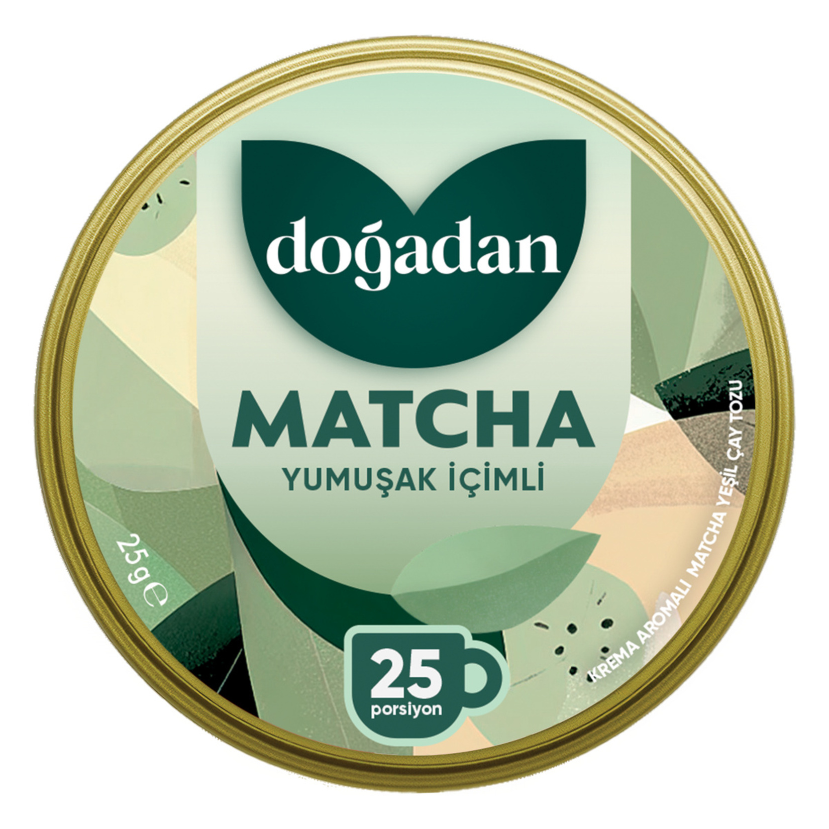 Doğadan Yumuşak İçimli Matcha Yeşil Çay Tozu 25 G - Görsel 1