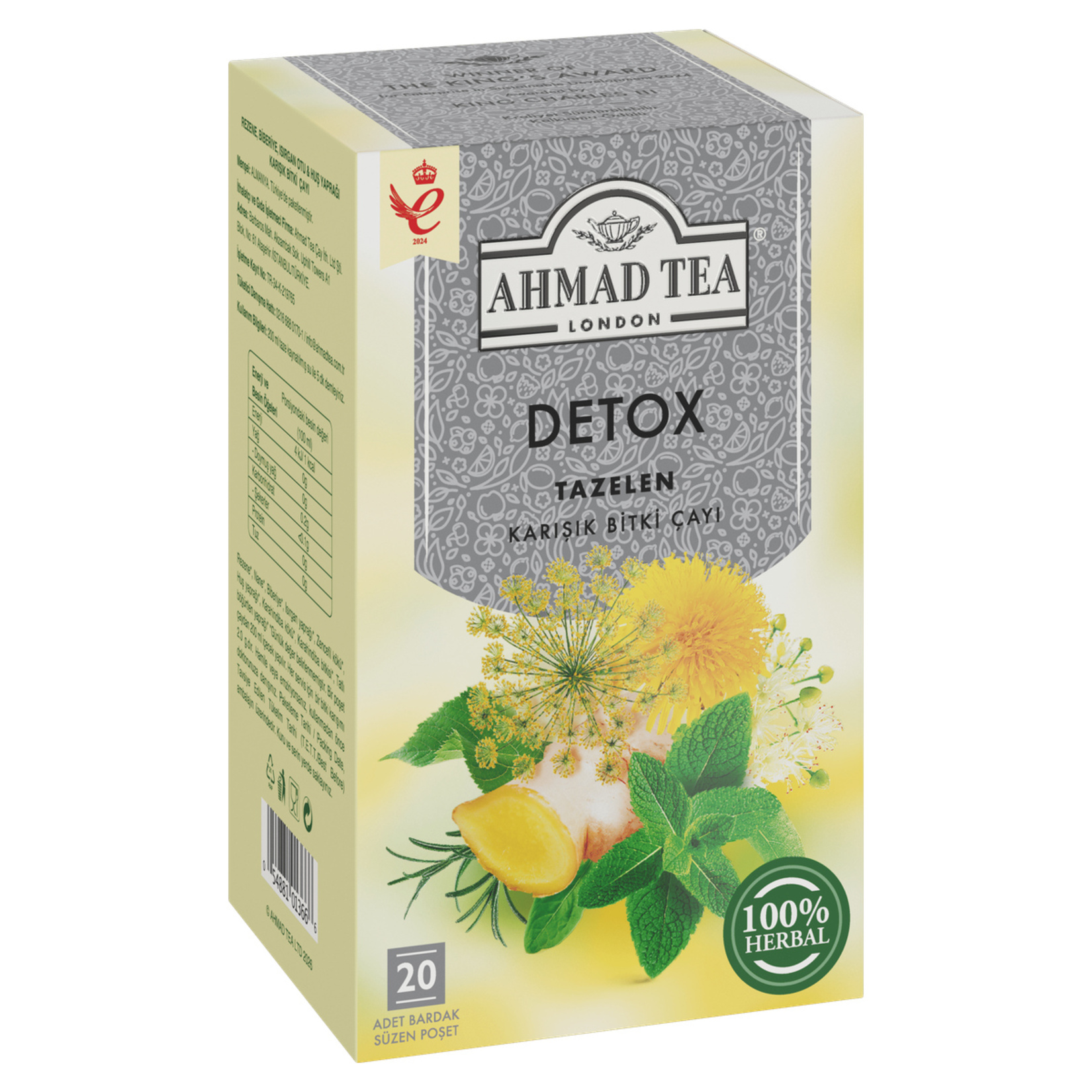 Ahmad Tea Detox Bitki Çayı 20'li 40 G
