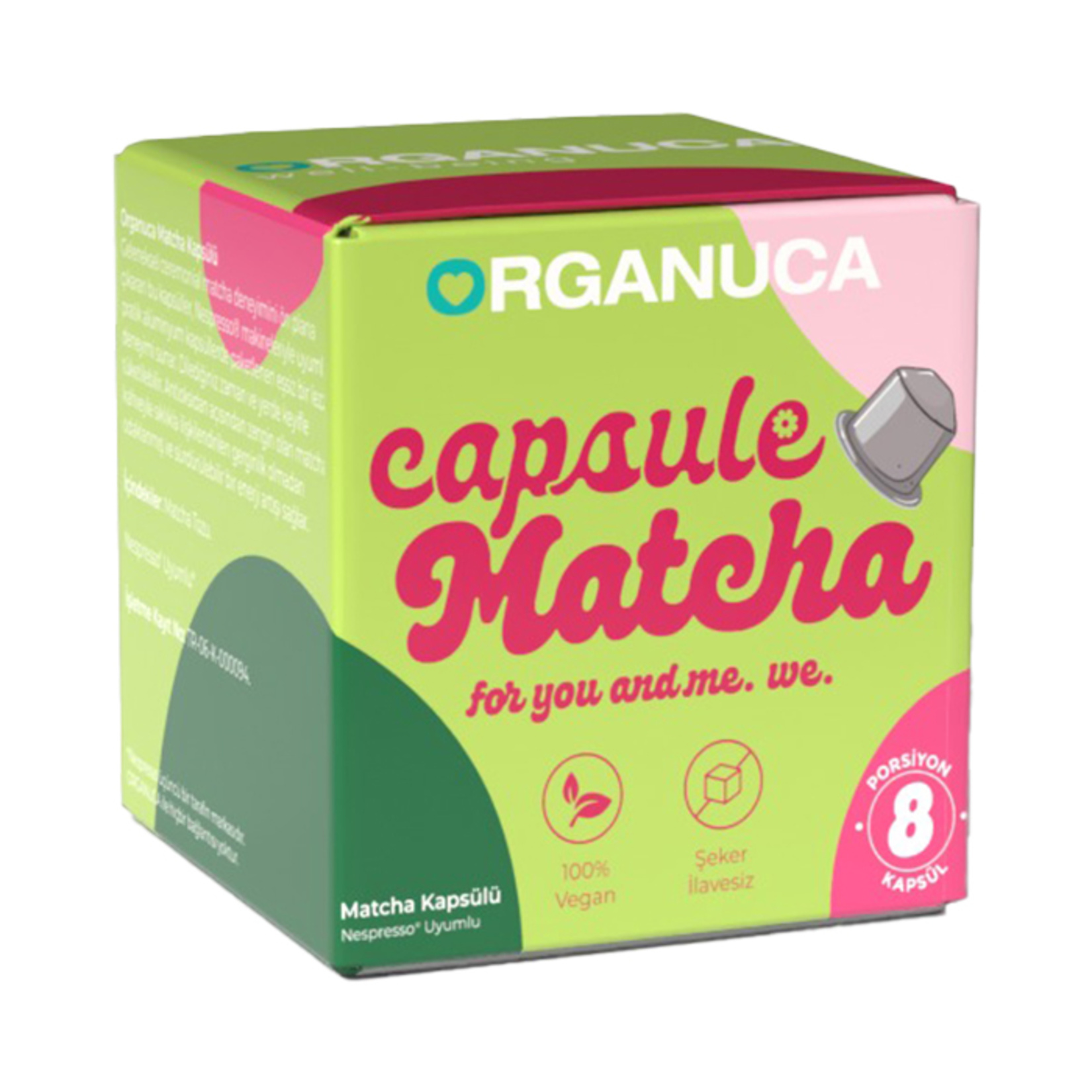 Organuca Matcha Kapsül 8'li 28 G