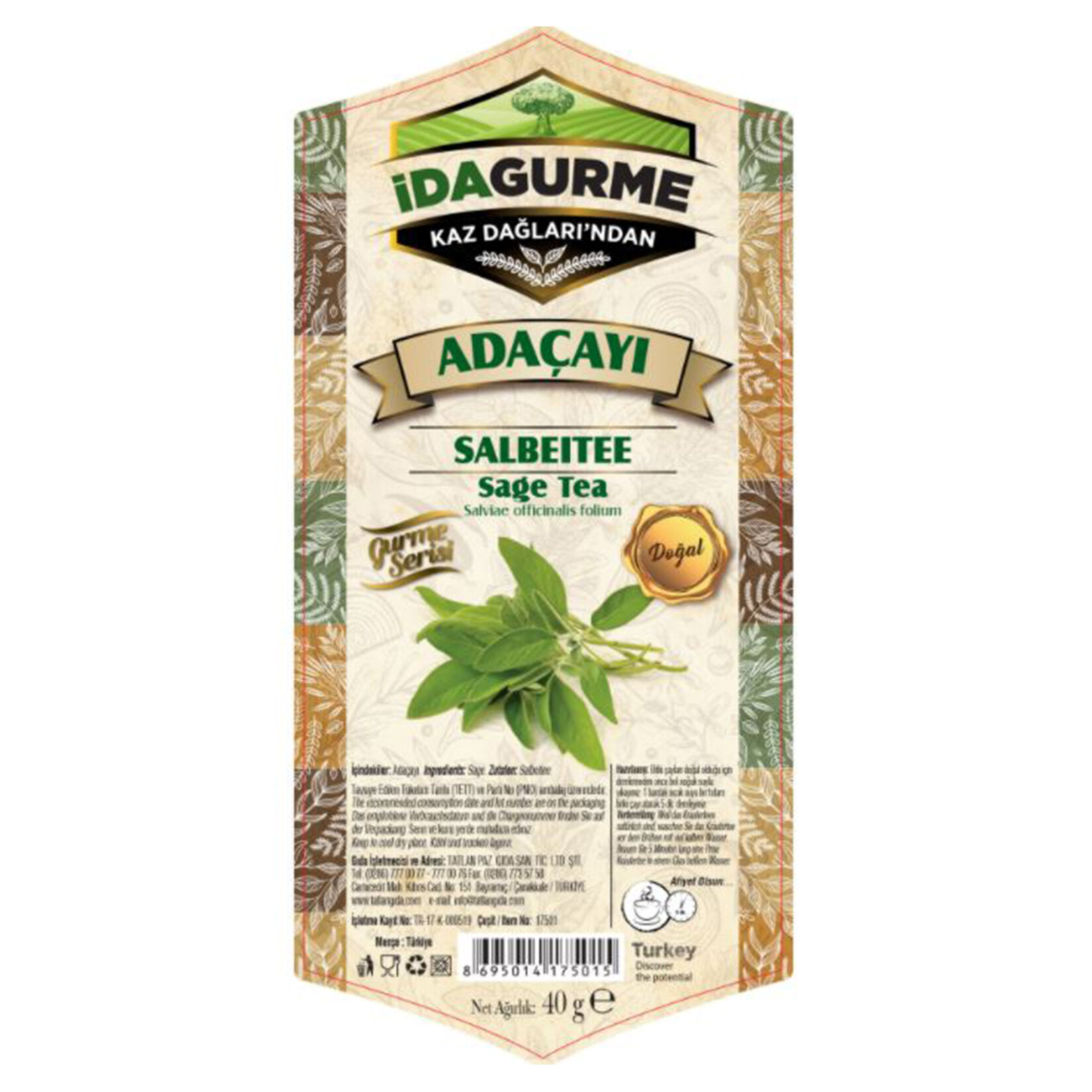 İdagurme Adaçayı 40 G