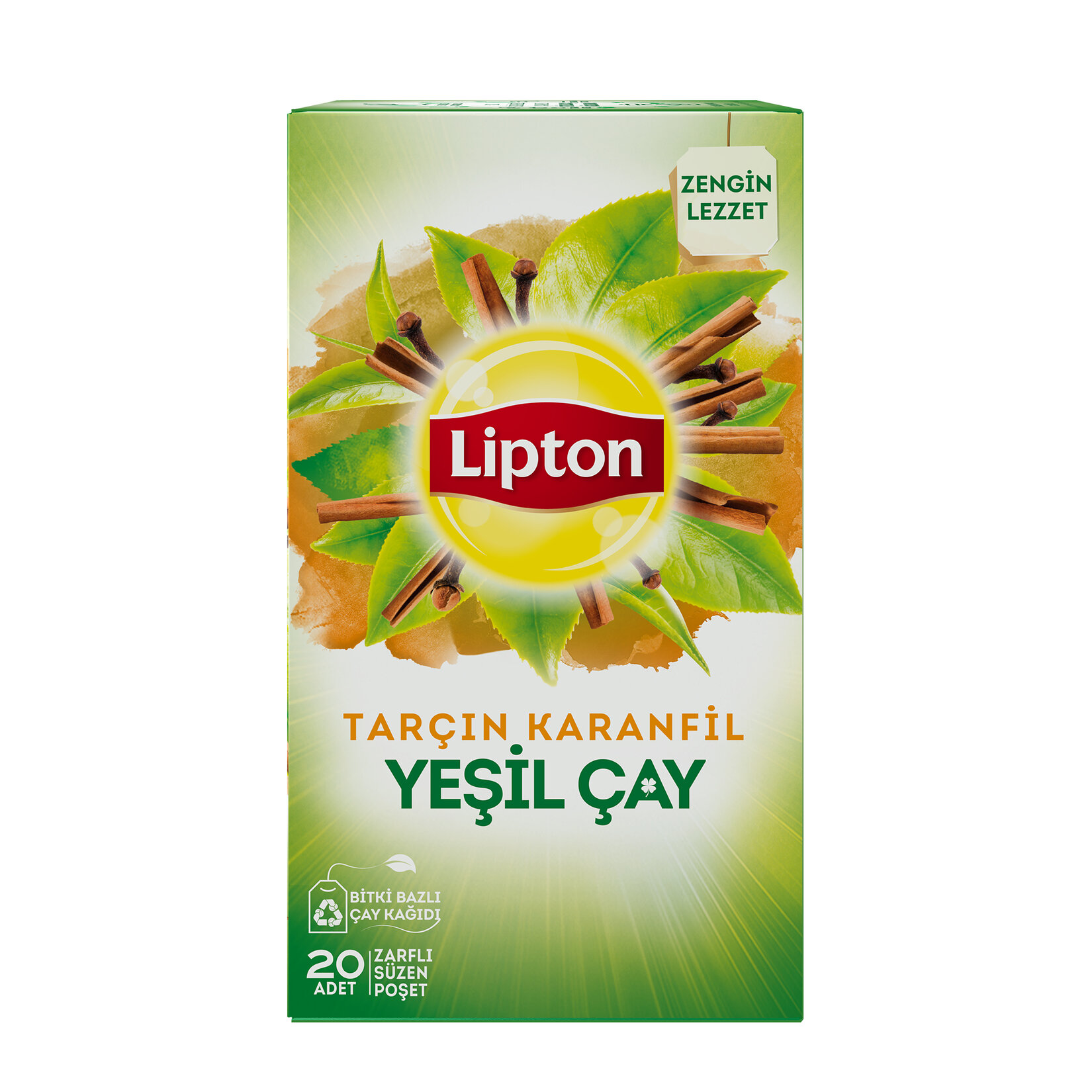 Lipton Karanfil Tarçın Yeşil Çay 20'li Bardak Poşet 30 G - Görsel 5