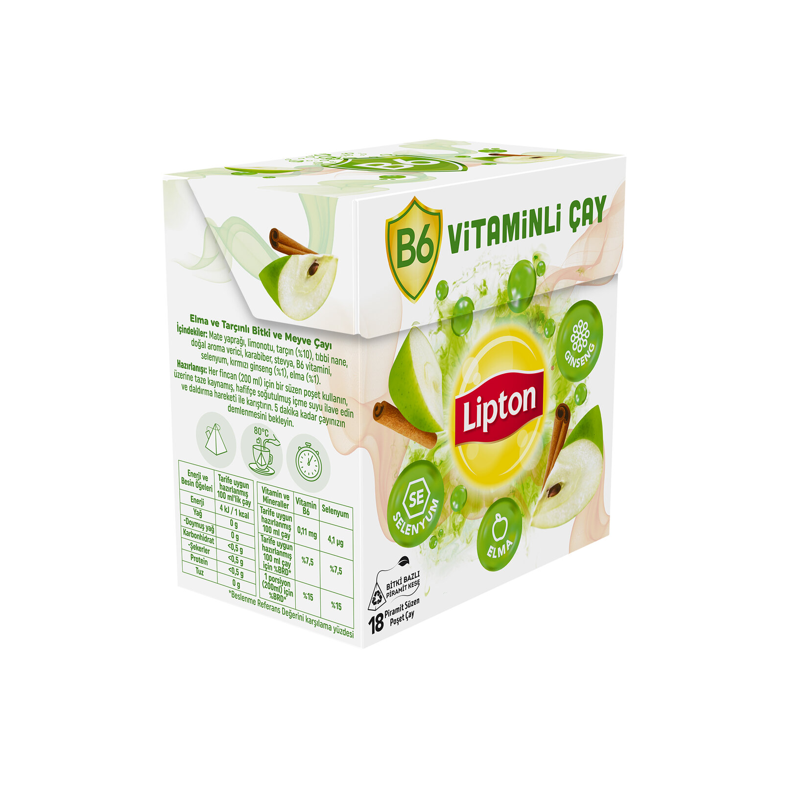 Lipton B6 Vitaminli Çay 18'li 36 G - Görsel 3