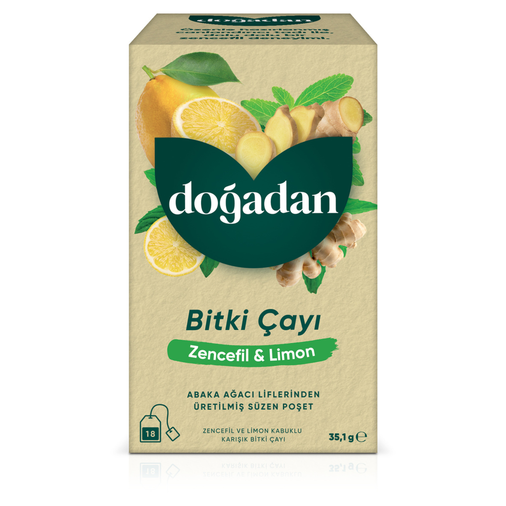 Doğadan Zencefil Limonlu Bitki Çayı 18'li 35 G
