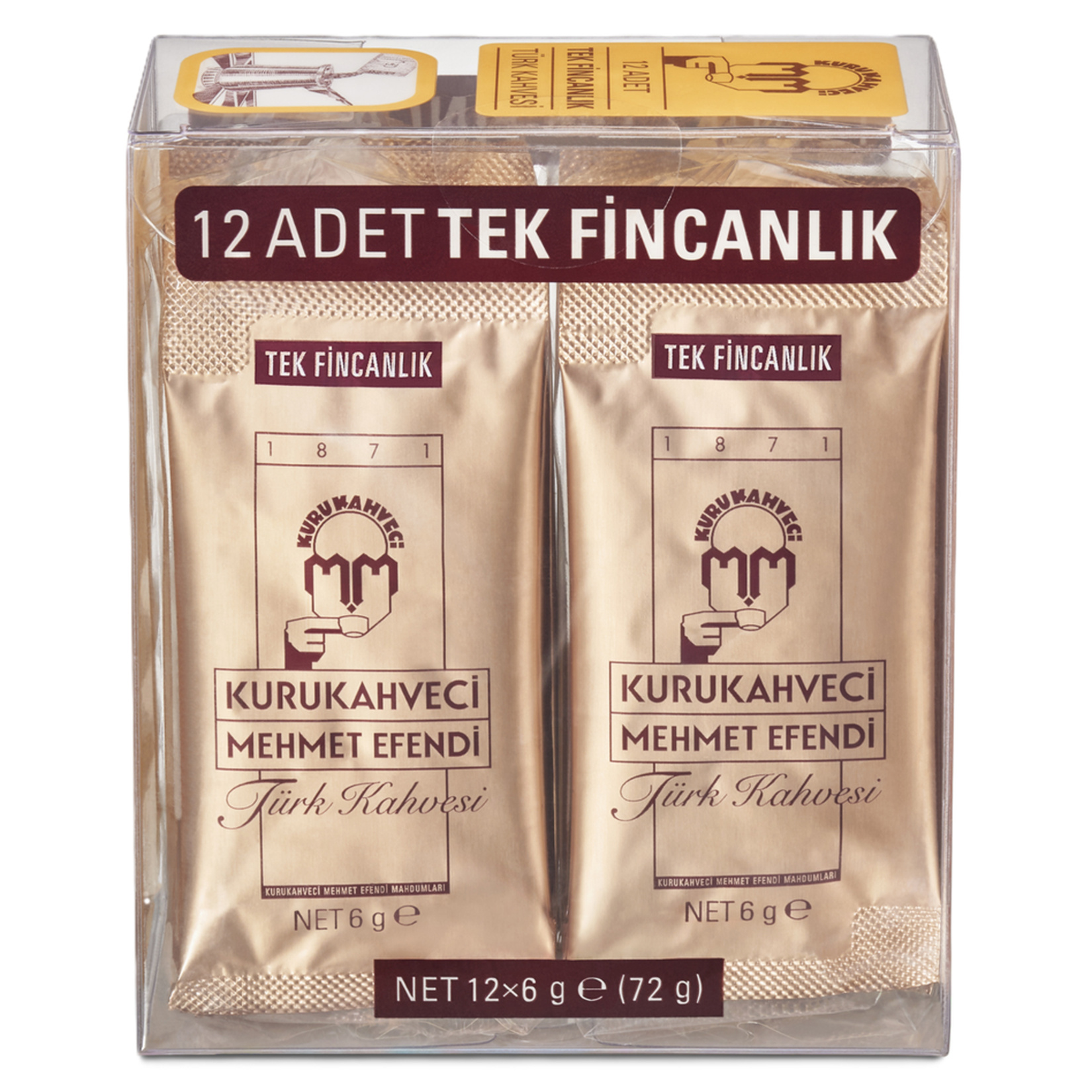 Kurukahveci Mehmet Efendi Türk Kahvesi 12 x 6 G