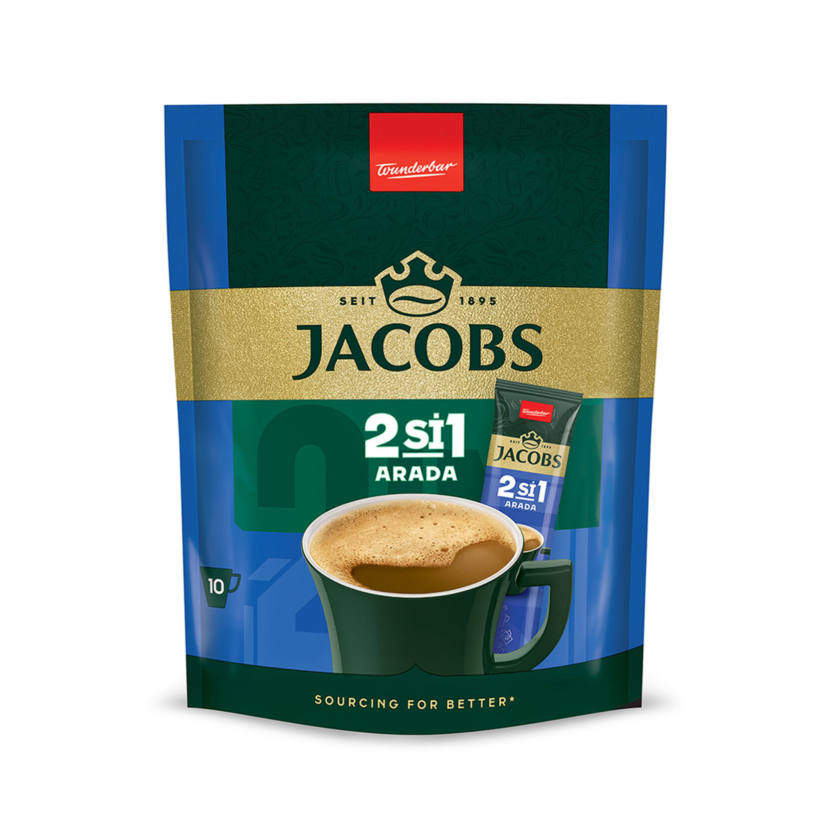 Jacobs 2 si 1 Arada Paket 10 x 10.5 G