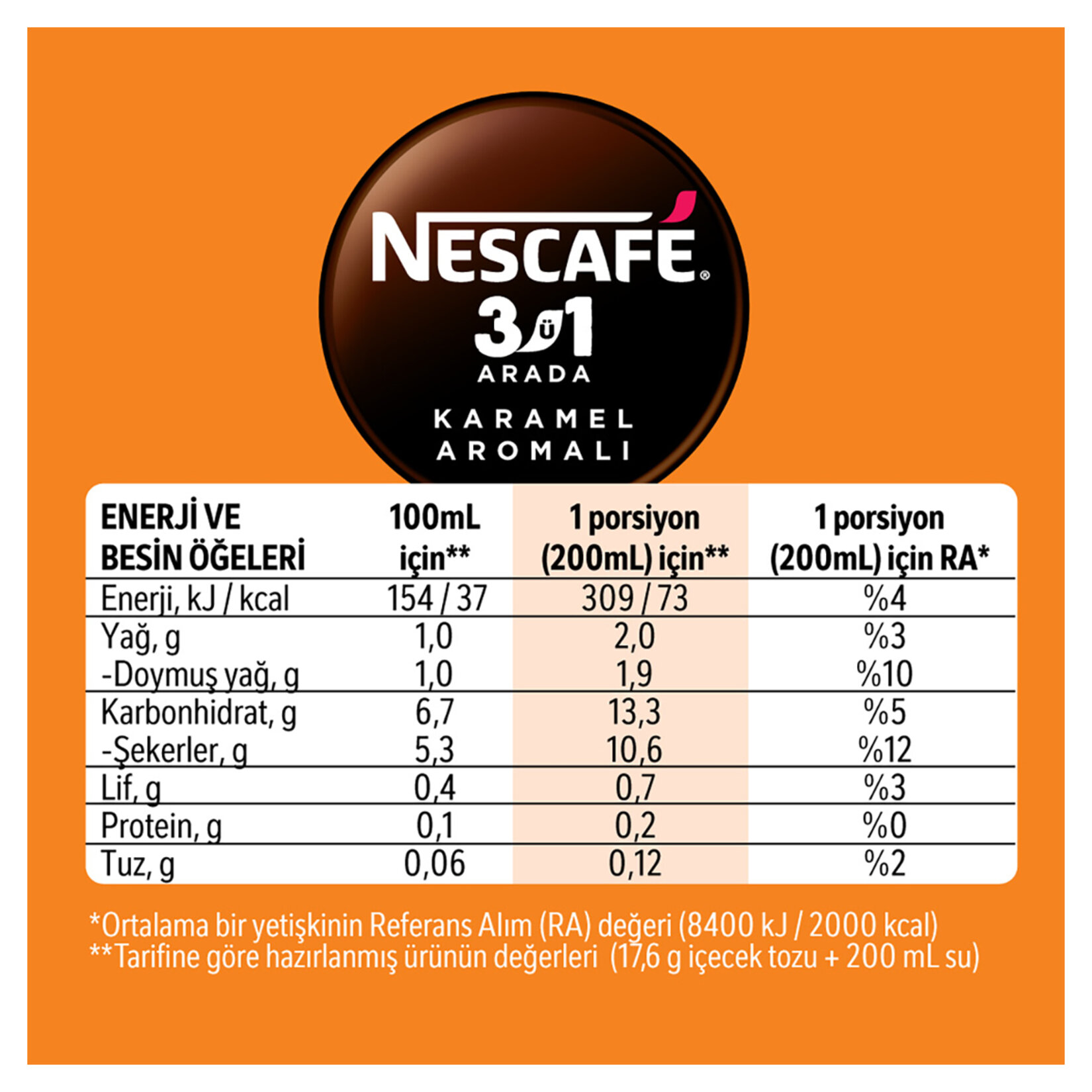 Nescafe 3ü 1 Arada Karamel Aromalı 17,7 G - Görsel 3