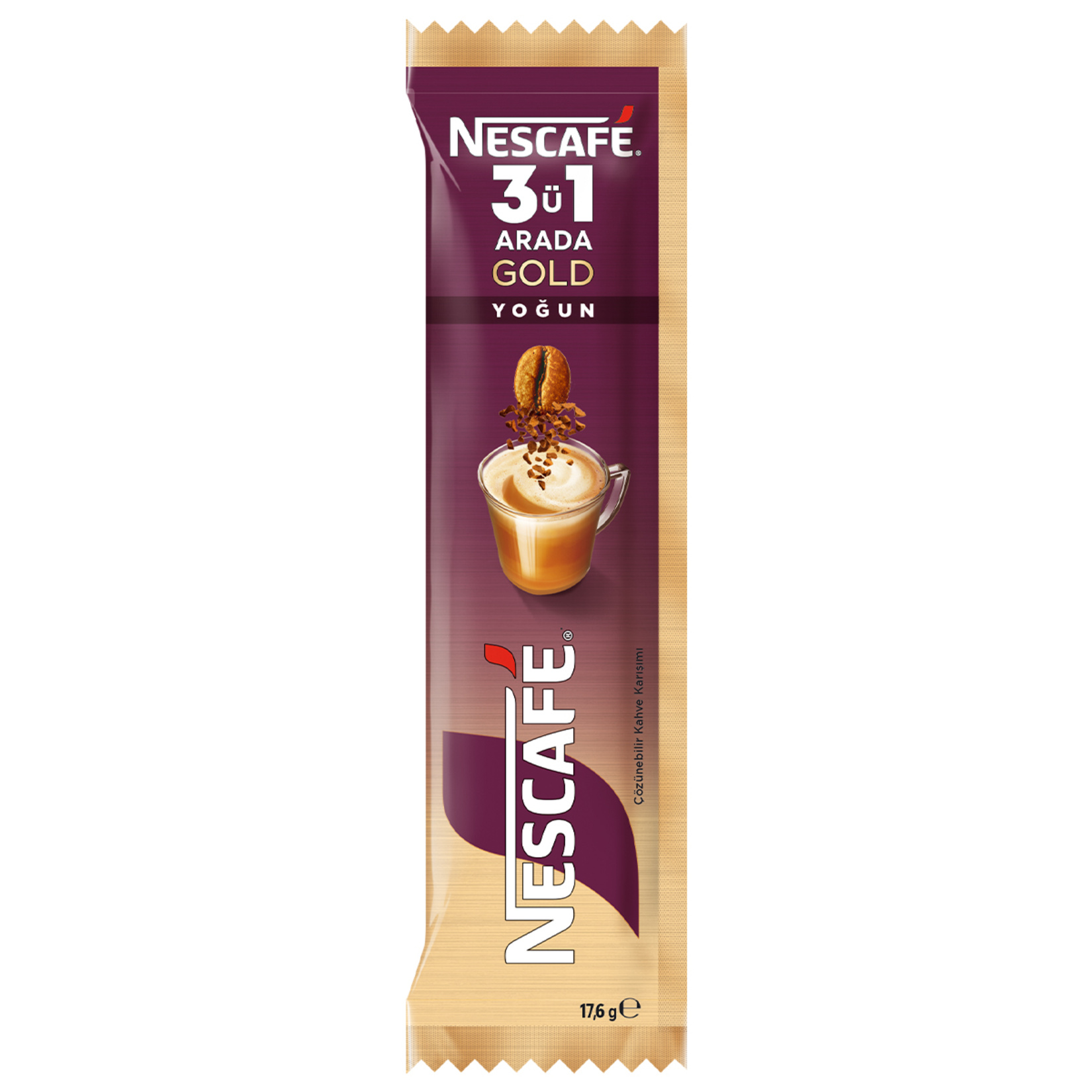 Nescafe 3ü1 Arada Gold Yoğun Tekli 17.6 G - Görsel 1