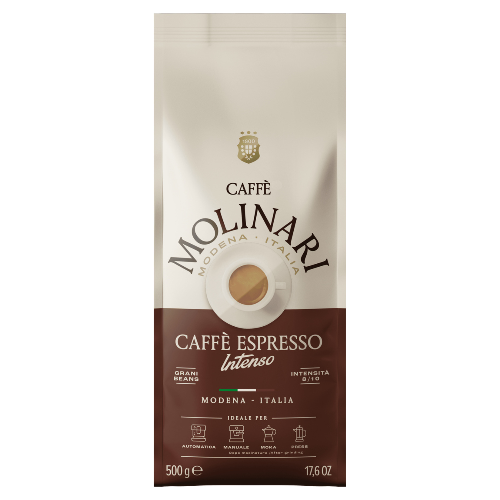 Molinari Espresso Intenso Çekirdek Kahve 500 G