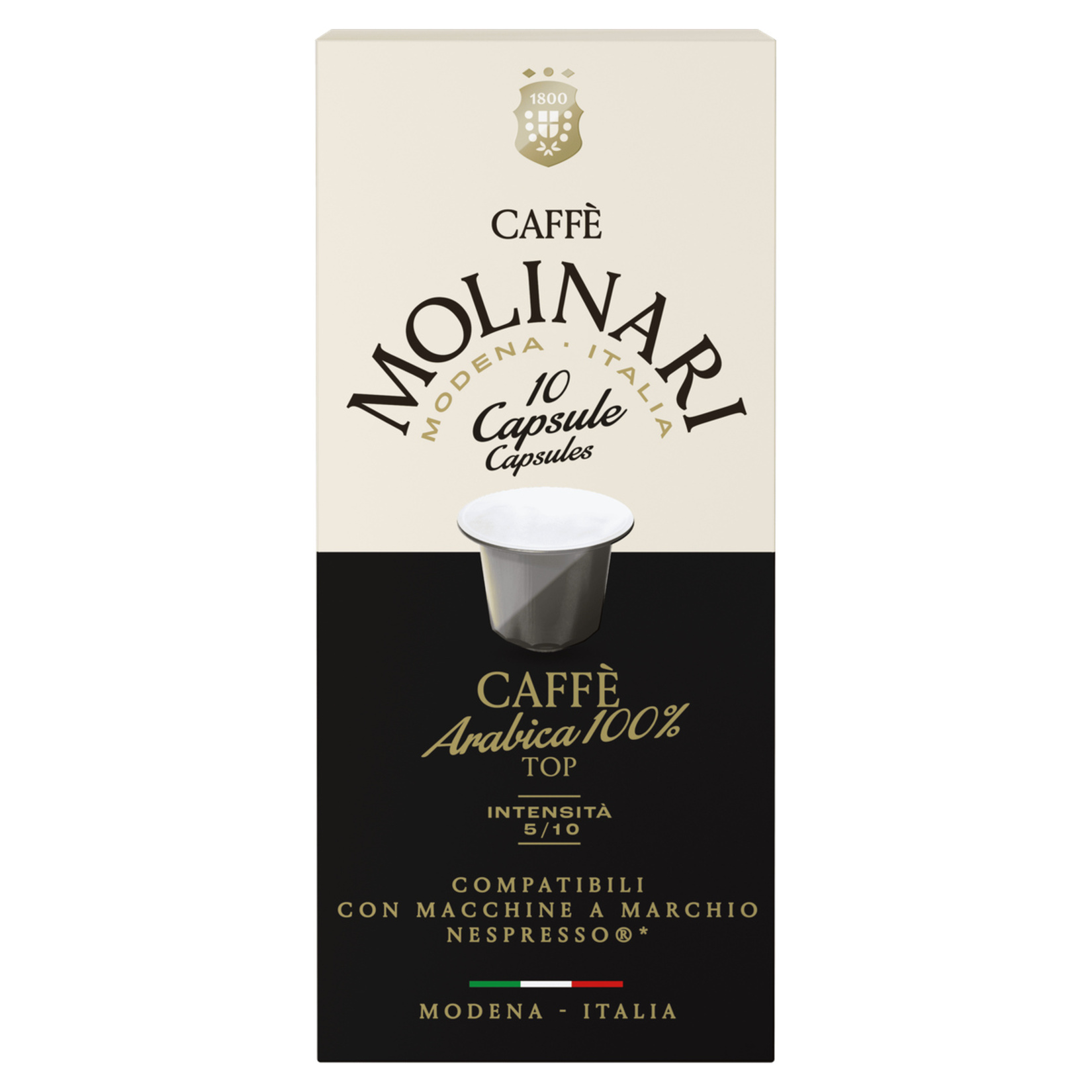 Molinari 100% Arabica Kapsül Kahve 10'lu 50 G