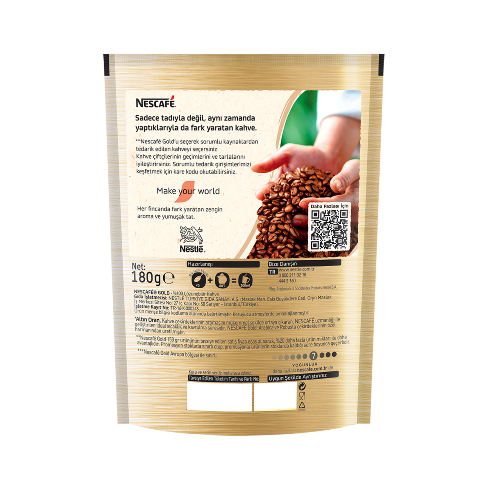 Nescafé Gold Ekonomik Paket 180 G - Görsel 2