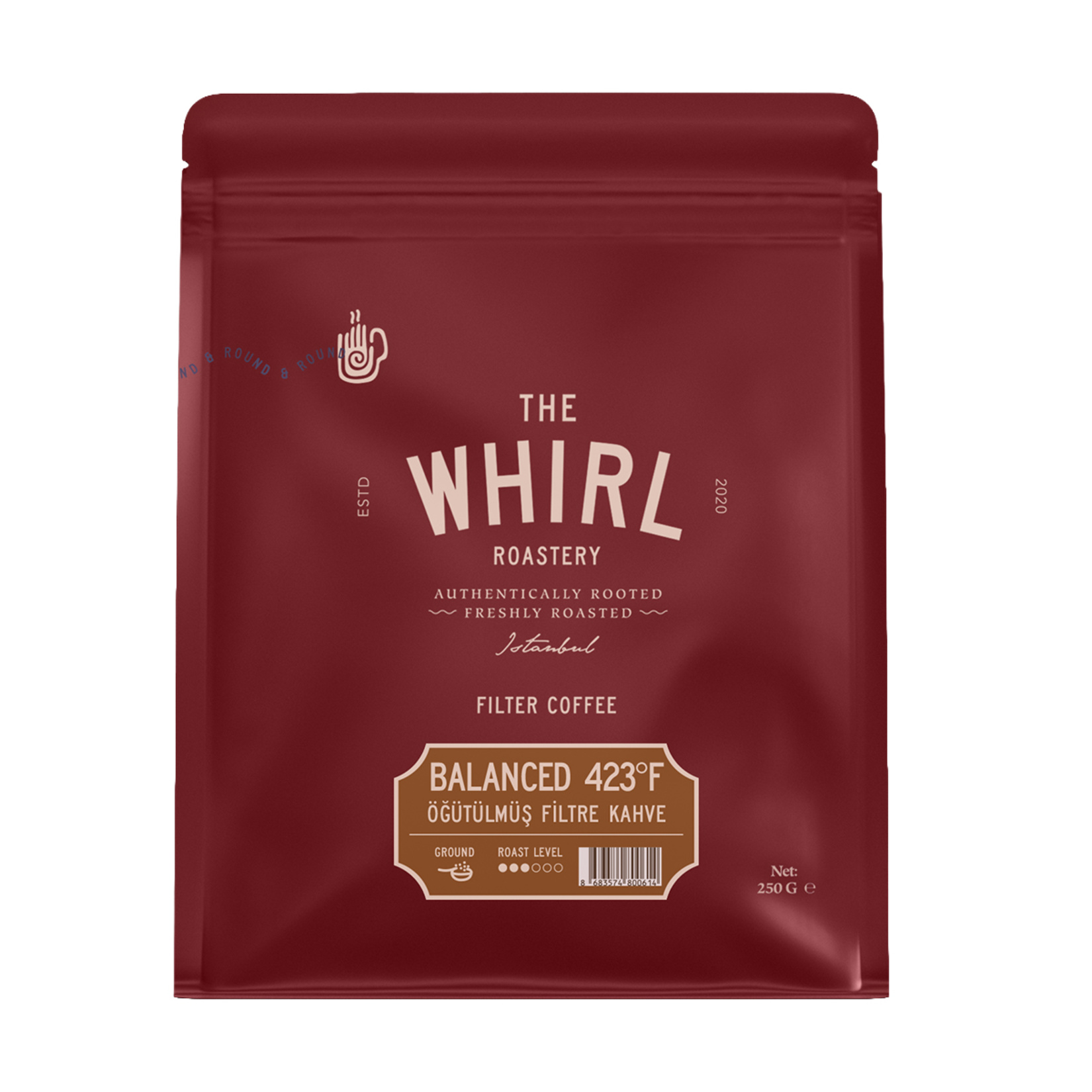 The Whirl Balanced 423°F Öğütülmüş Filtre Kahve 250 G