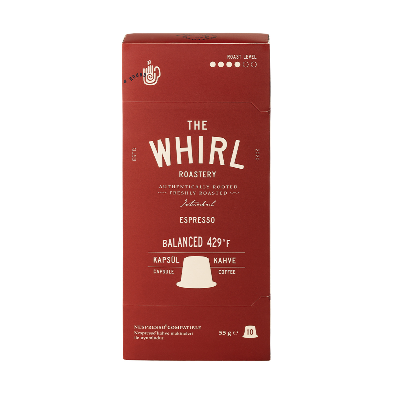 The Whirl Espresso Medium Kapsül Kahve 10'lu 55 G
