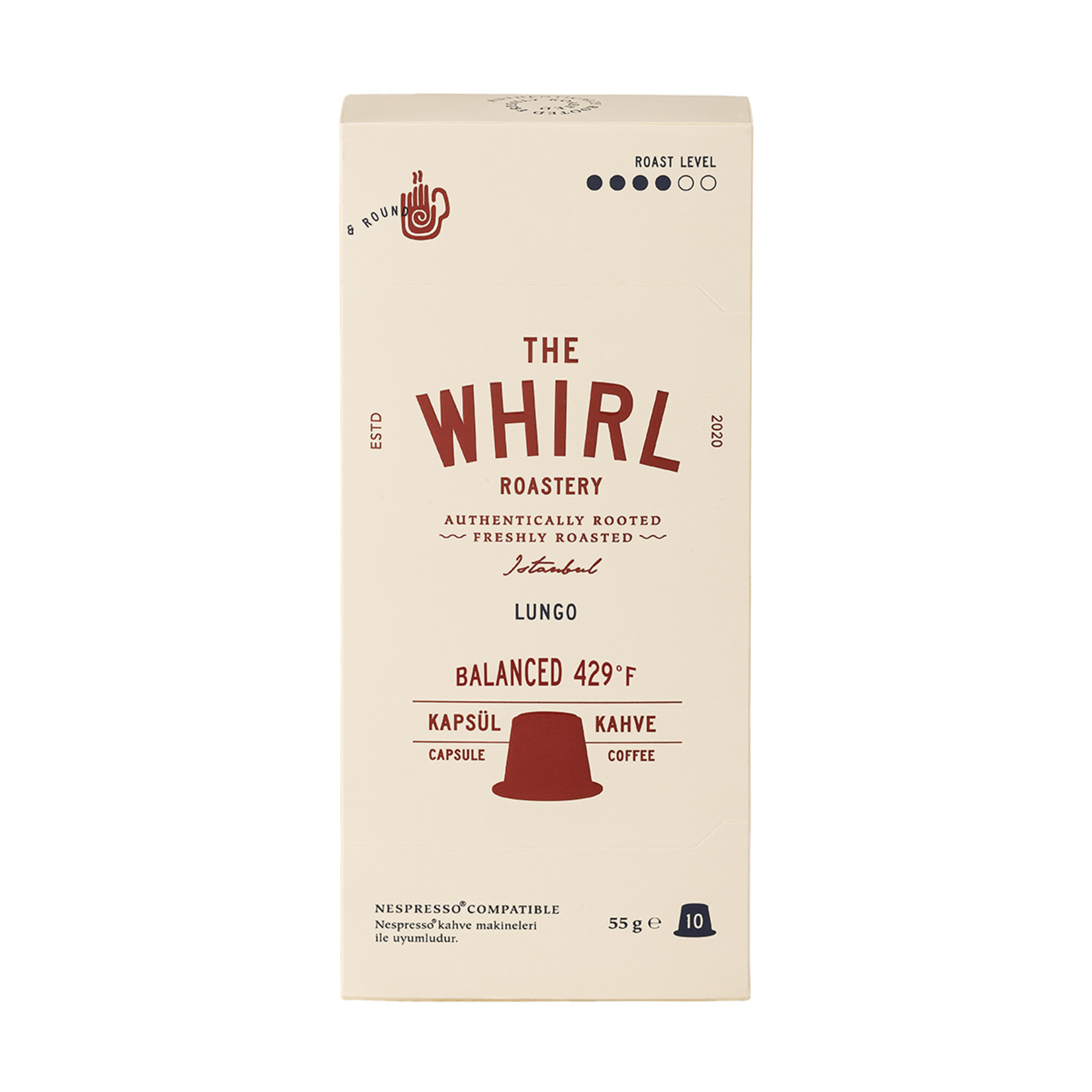 The Whirl Lungo Espresso Kapsül Kahve 10'lu 55 G