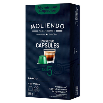 Moliendo No:5 Nespresso Uyumlu Kapsül Kahve 10'lu 55 G