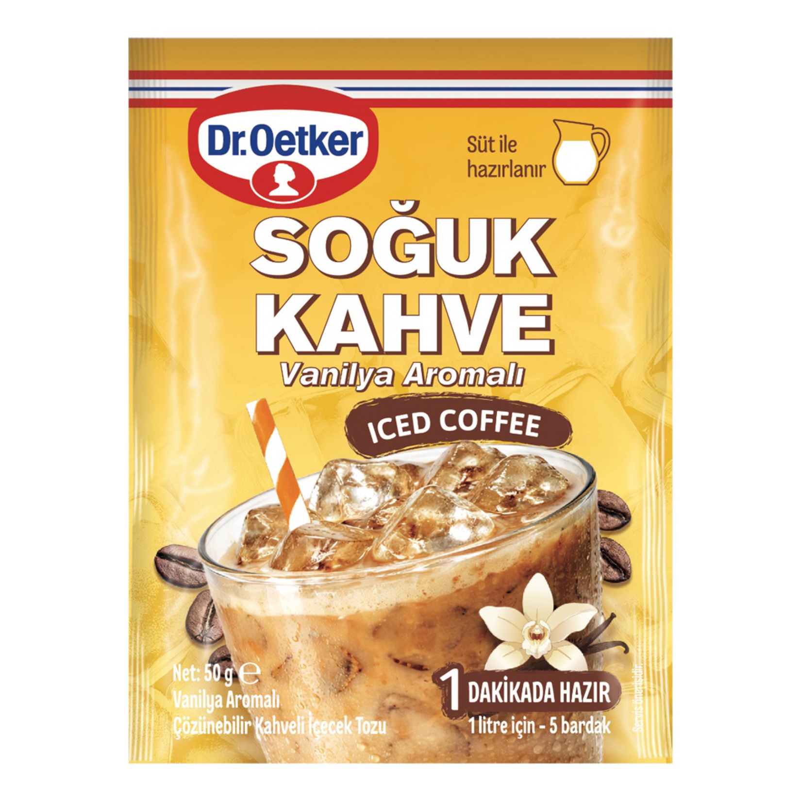 Dr.oetker Vanilya Aromalı Soğuk Kahve 50 G - Görsel 1