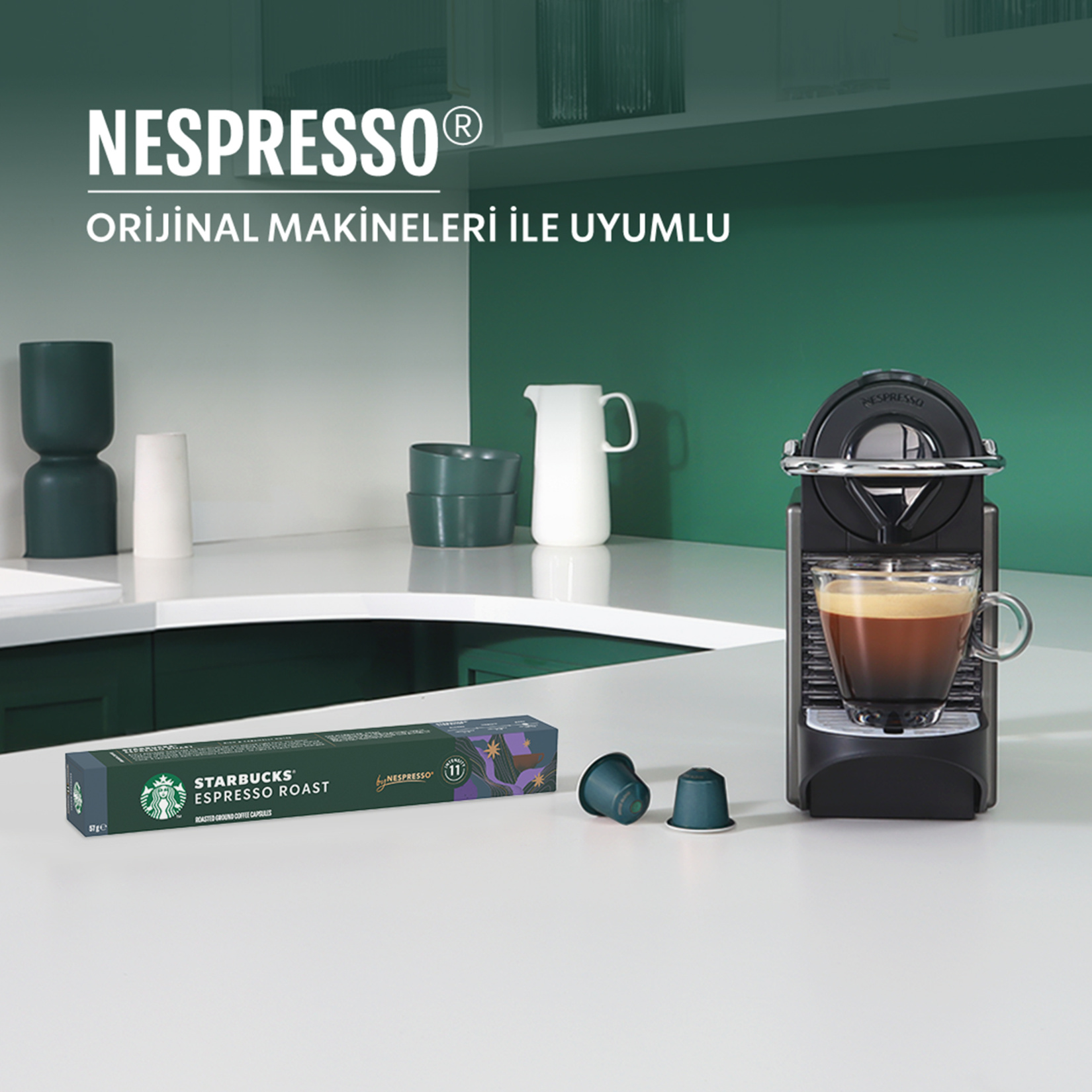 Starbucks By Nespresso Espresso Roast Kapsül Kahve 10'lu 55 G - Migros