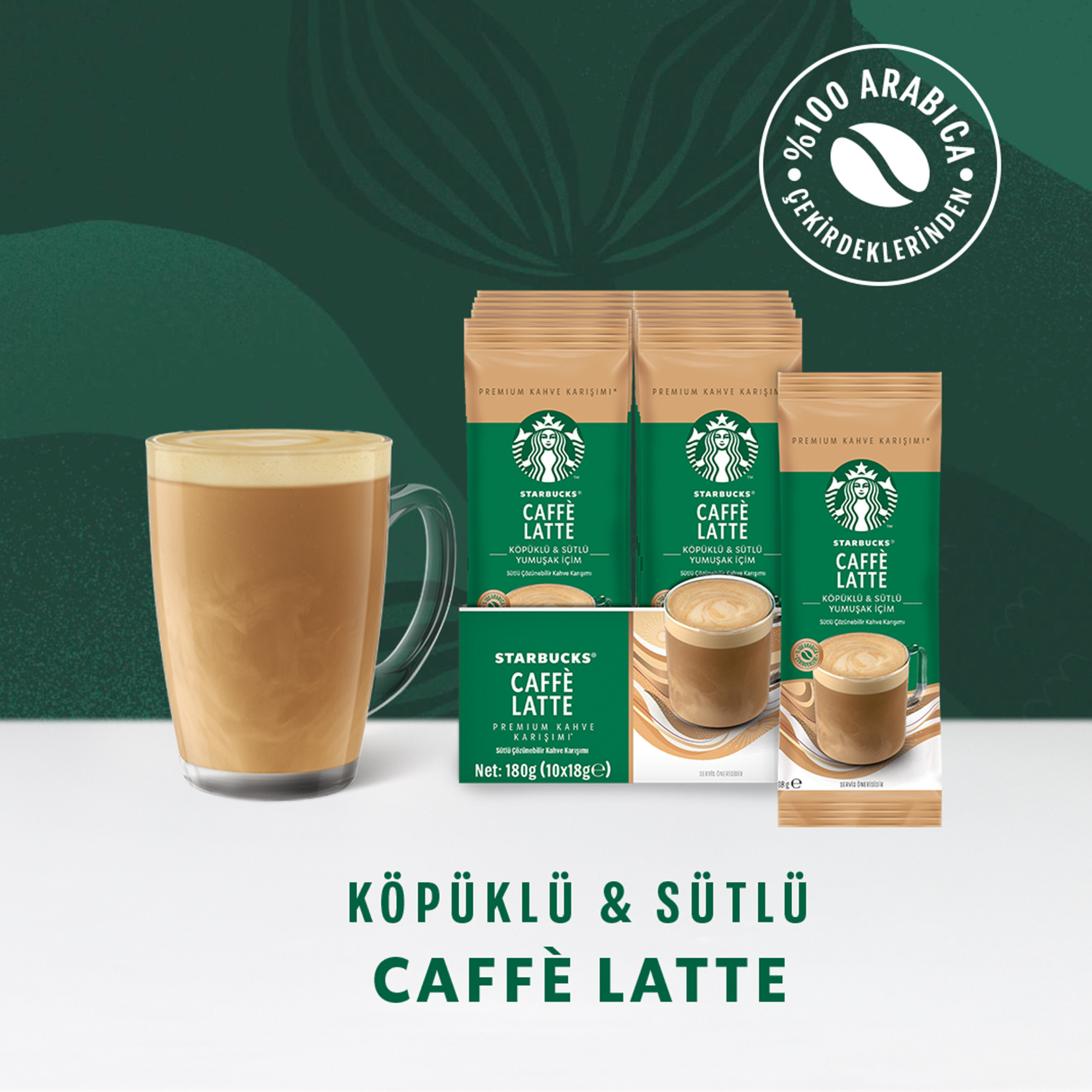 Starbucks Caffe Latte Premium Kahve Karışımı 18 G - Görsel 3