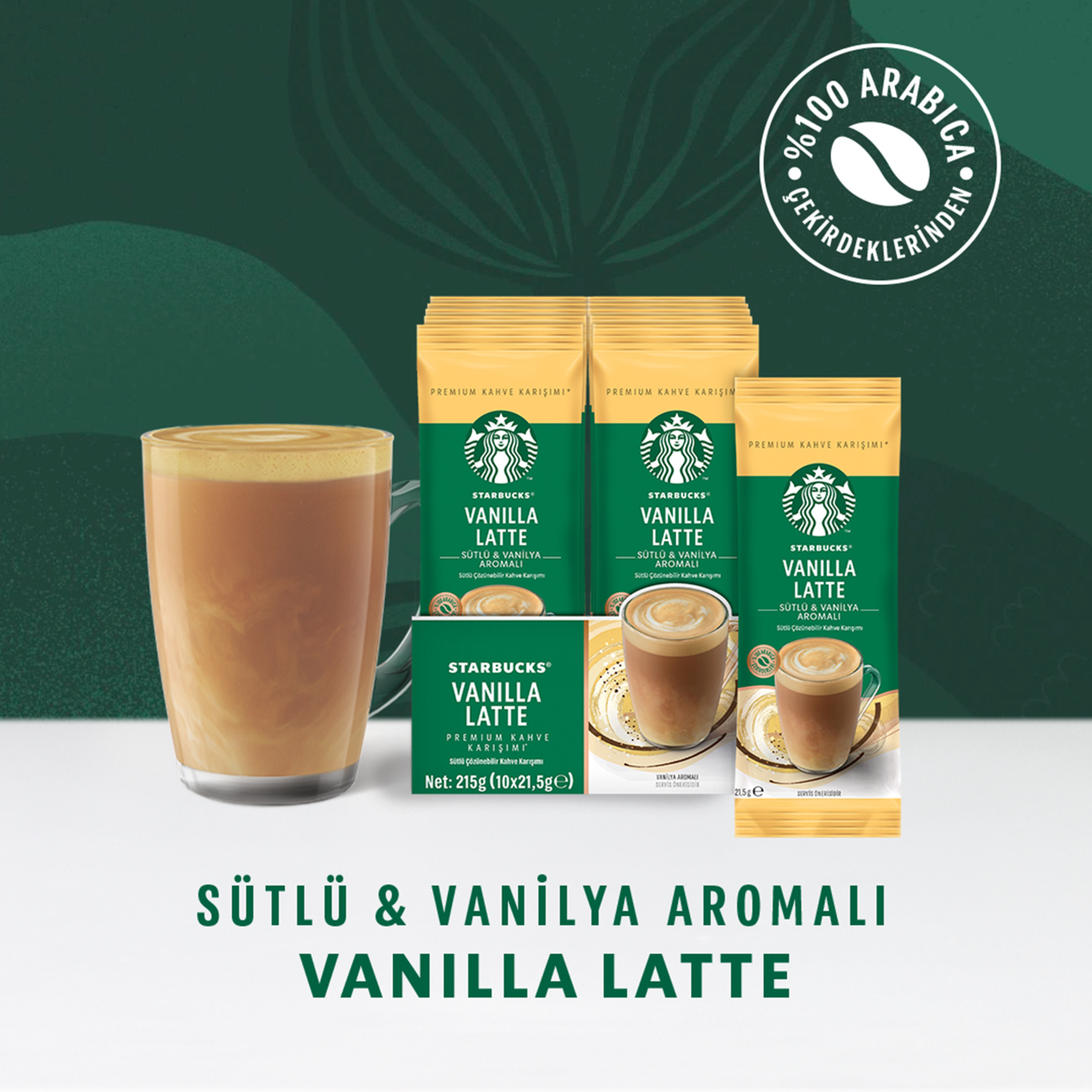 Starbucks Vanilla Latte Premium Kahve Karışımı 21.5 G - Görsel 3