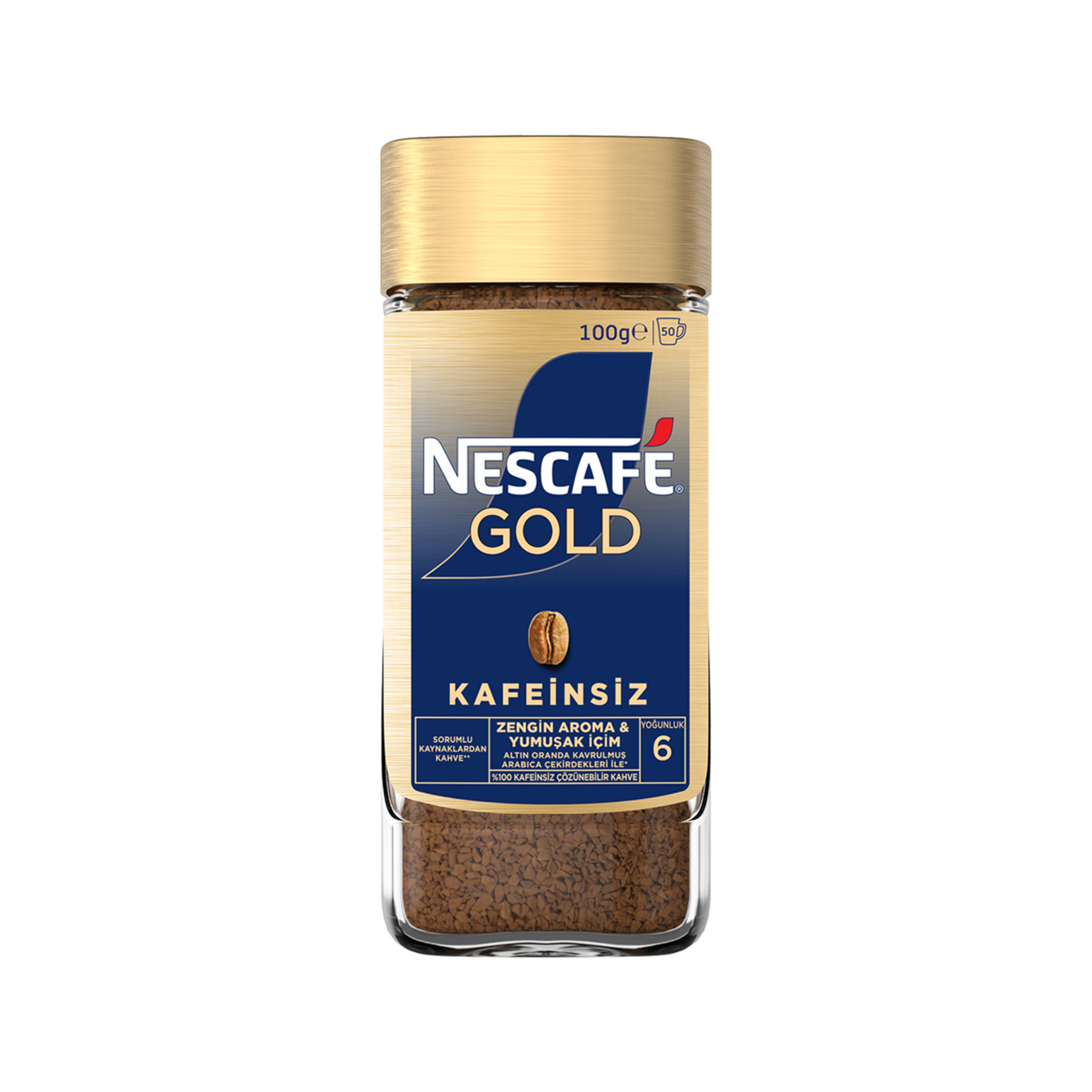 Nescafe Gold Kafeinsiz Kahve 100 G - Görsel 1