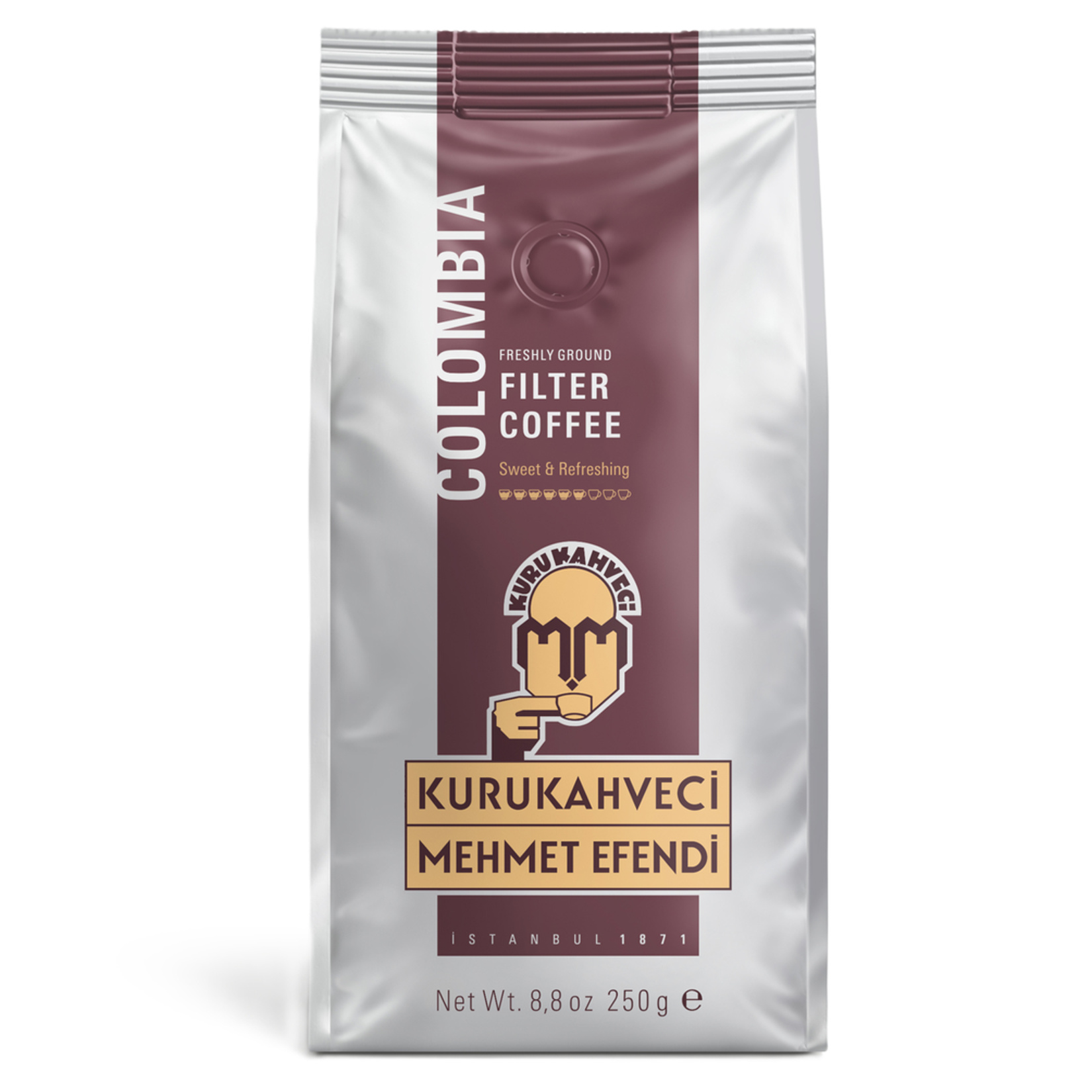 Kurukahveci Mehmet Efendi Colombian Filtre Kahve 250 G