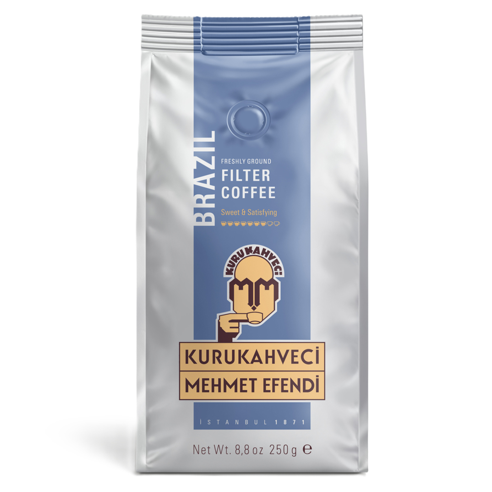 Kurukahveci Mehmet Efendi Brazilian Filtre Kahve 250 G