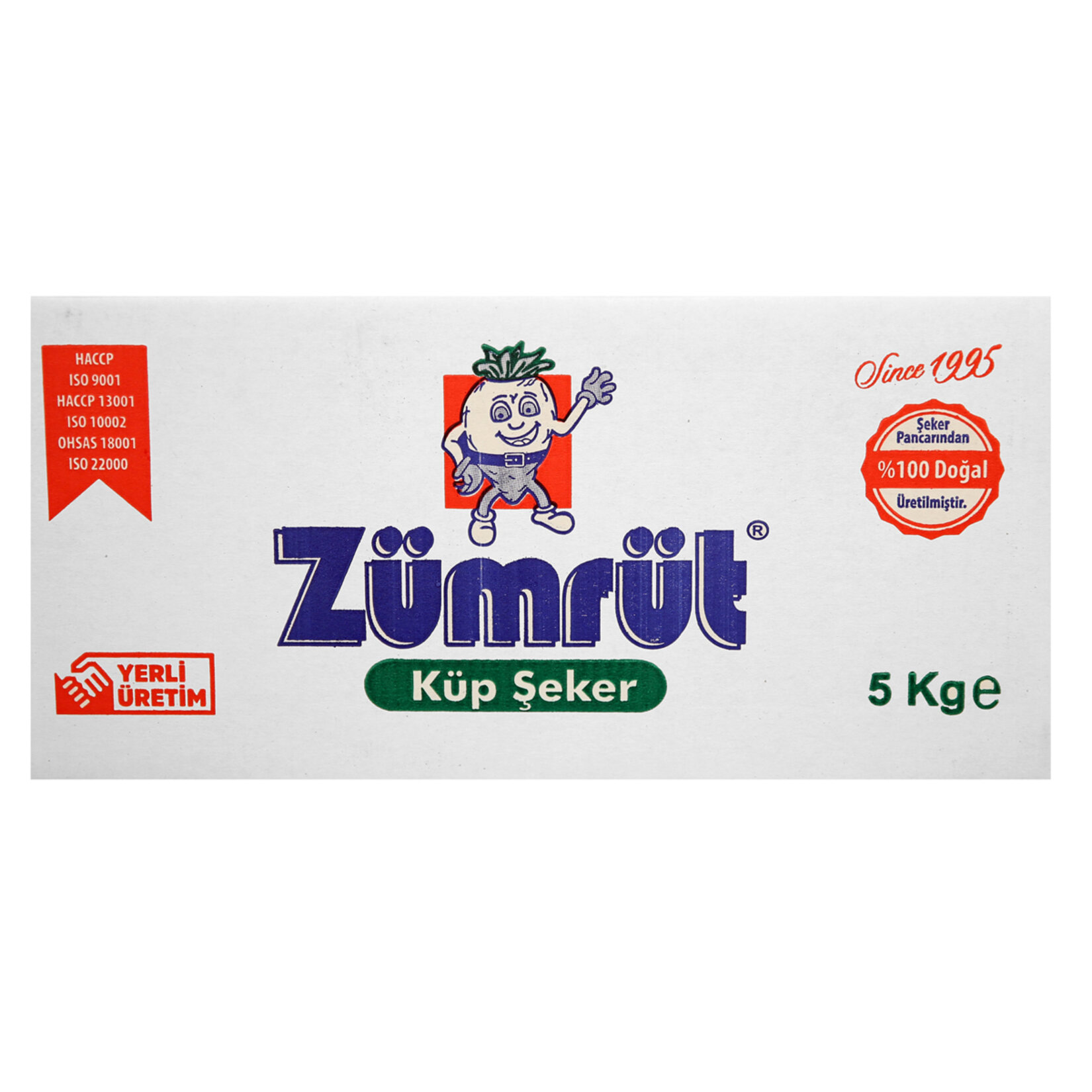 Zümrüt Küp Şeker 5 Kg
