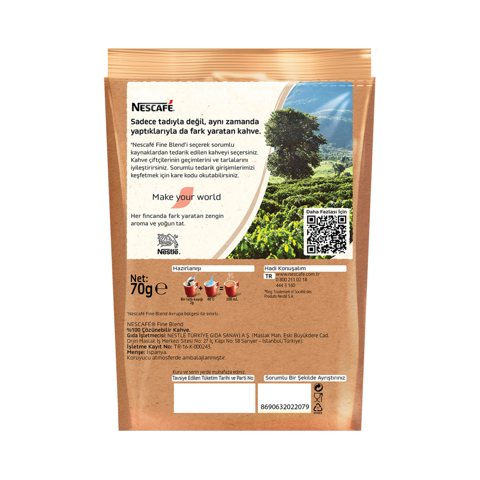 Nescafé Crema Ekonomik Paket 70 G - Görsel 2