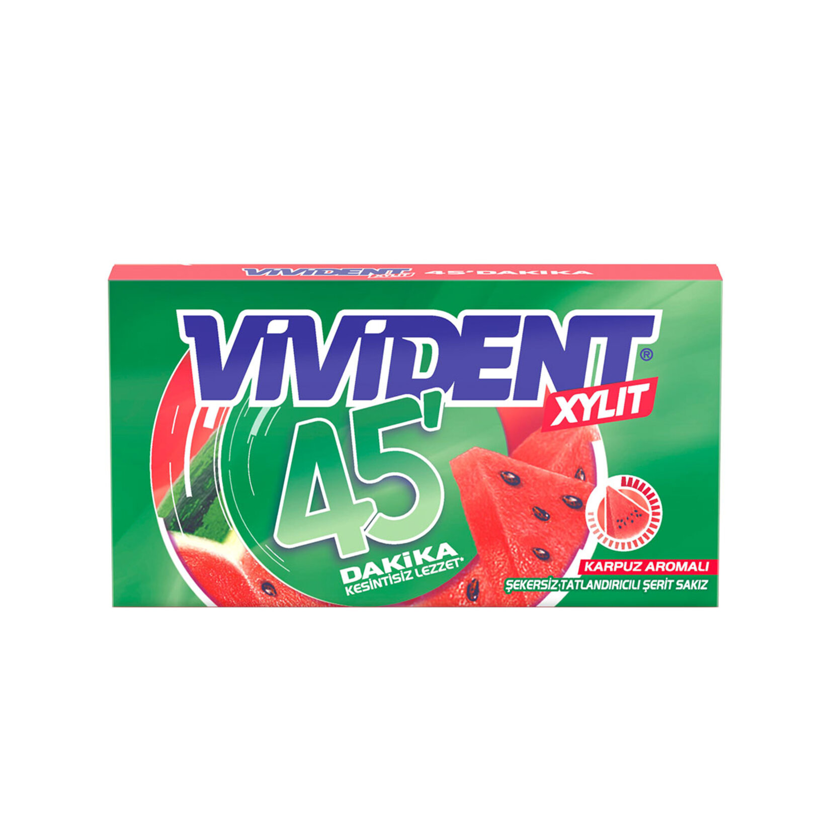 Vivident 45Dk Cüzdan Karpuzlu Sakız 26 G