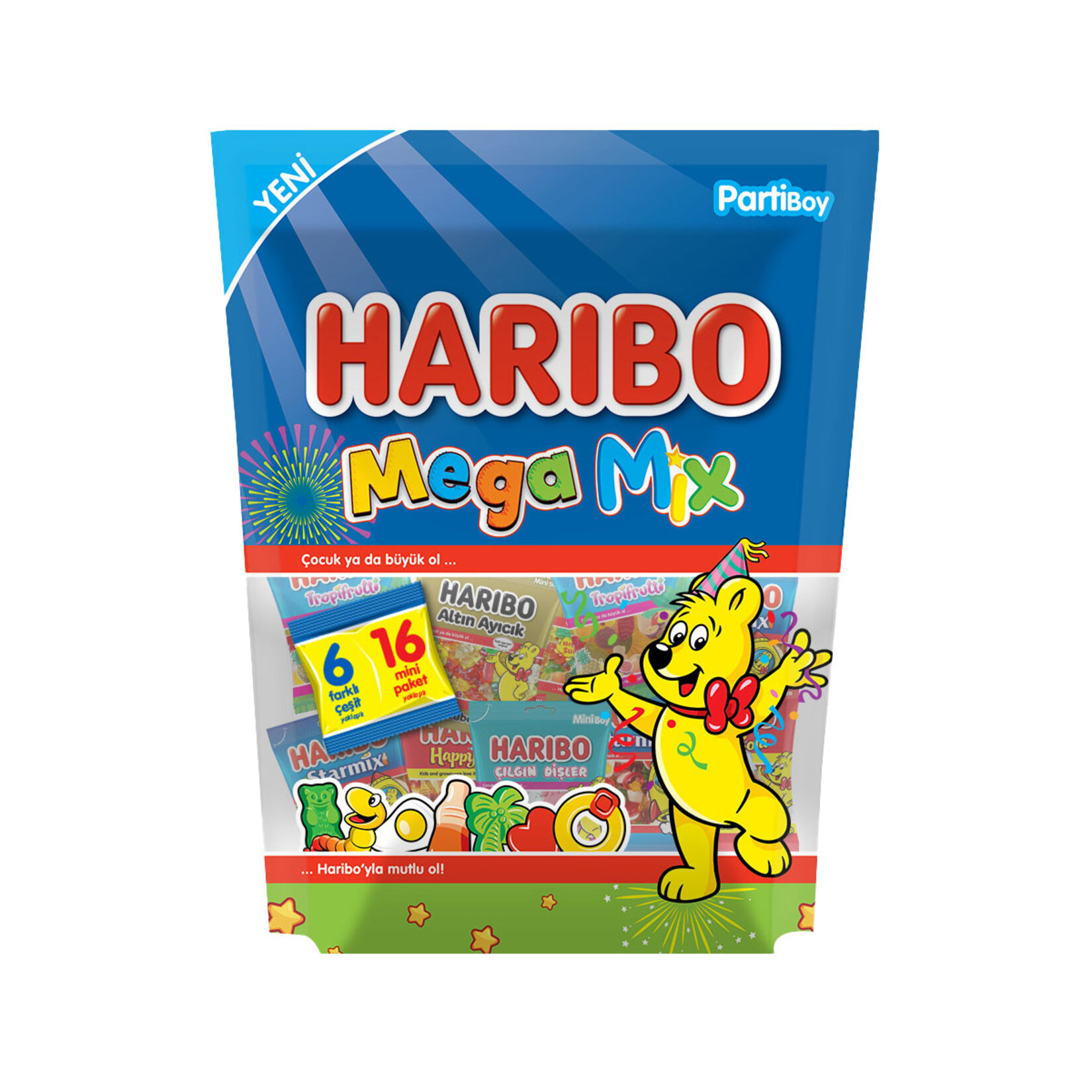 Haribo Mega Mix 360 G (24 Poşet)