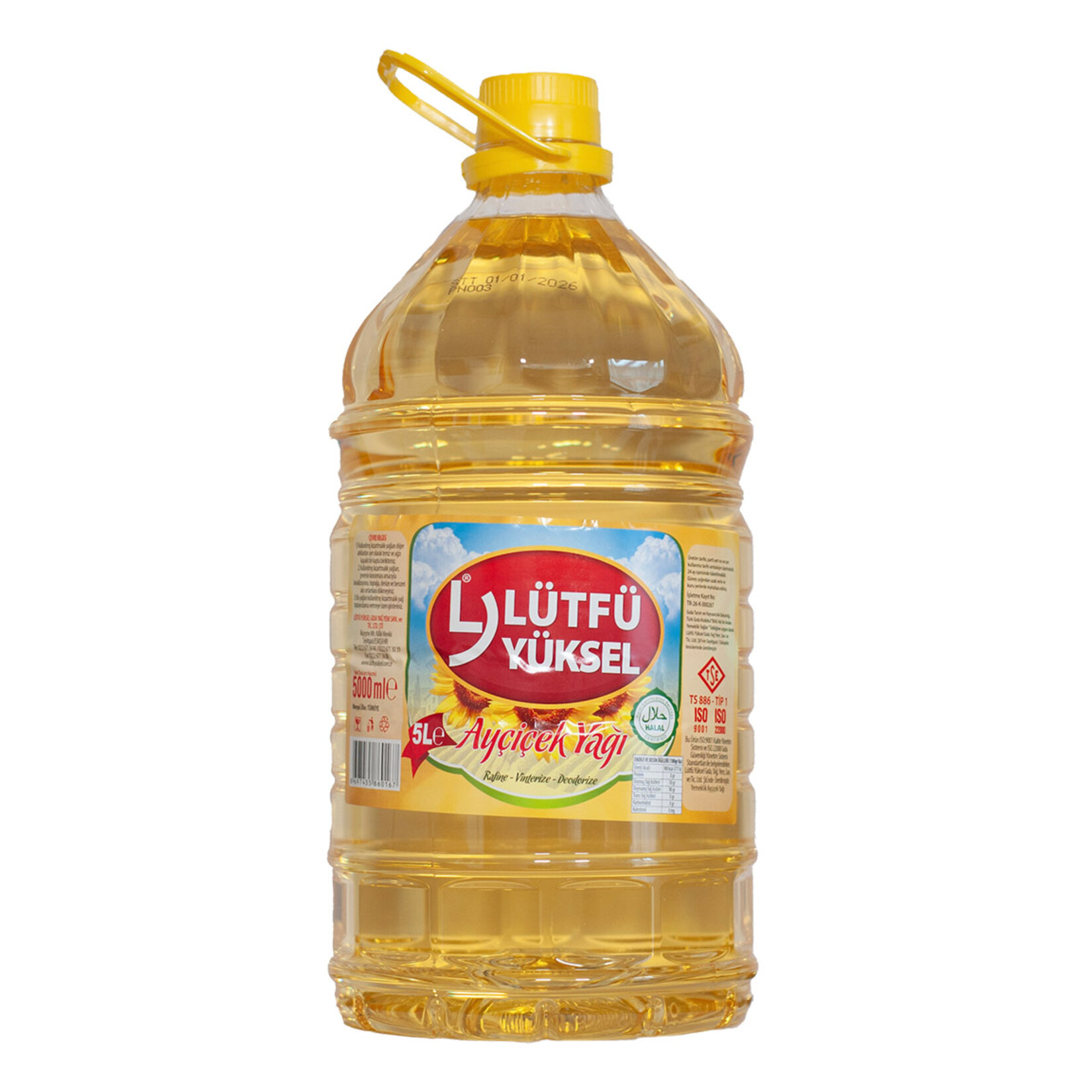 Lütfü Yüksel Ayçiçek Yağı 5 L Pet