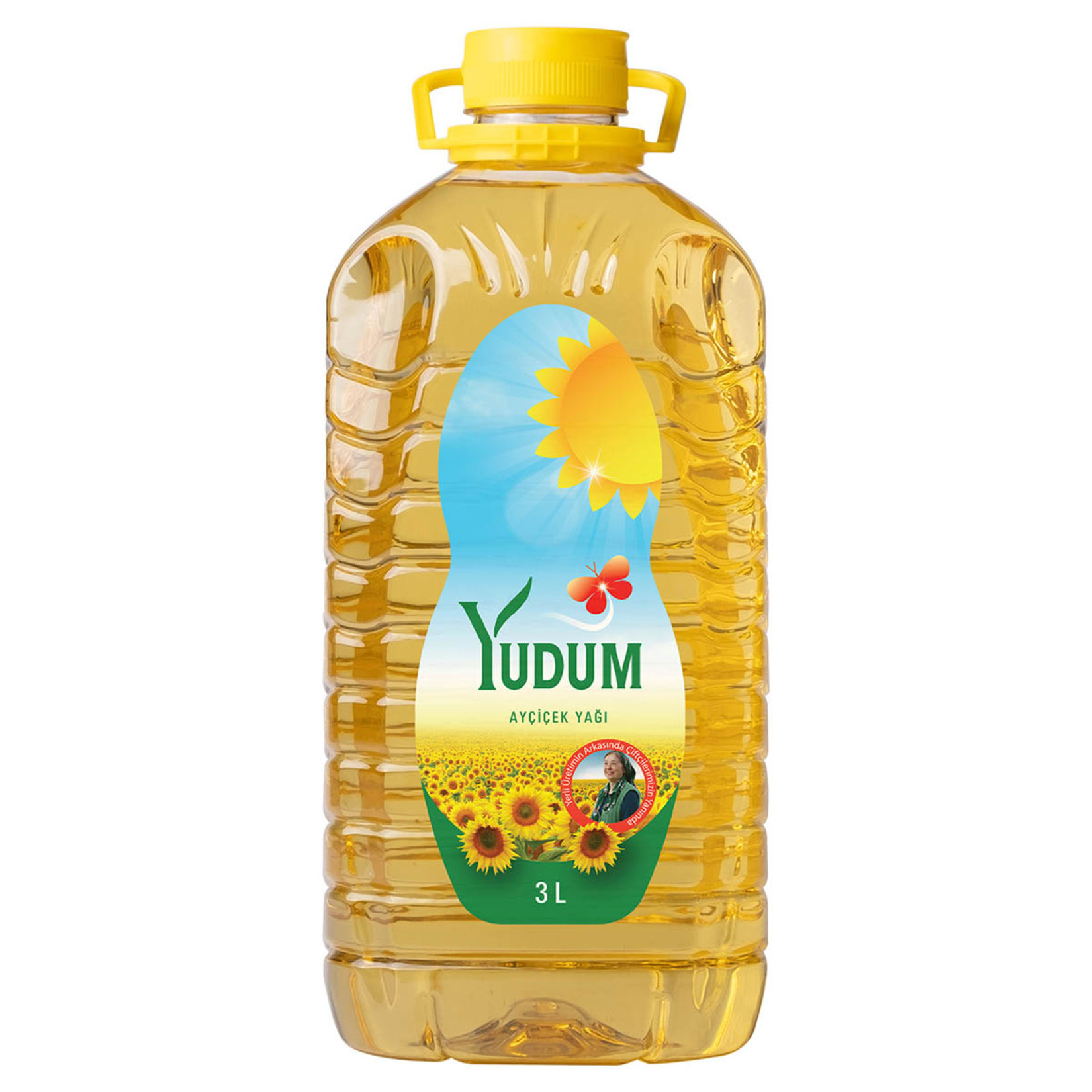 Yudum Ayçiçekyağı Köşeli Pet 3L